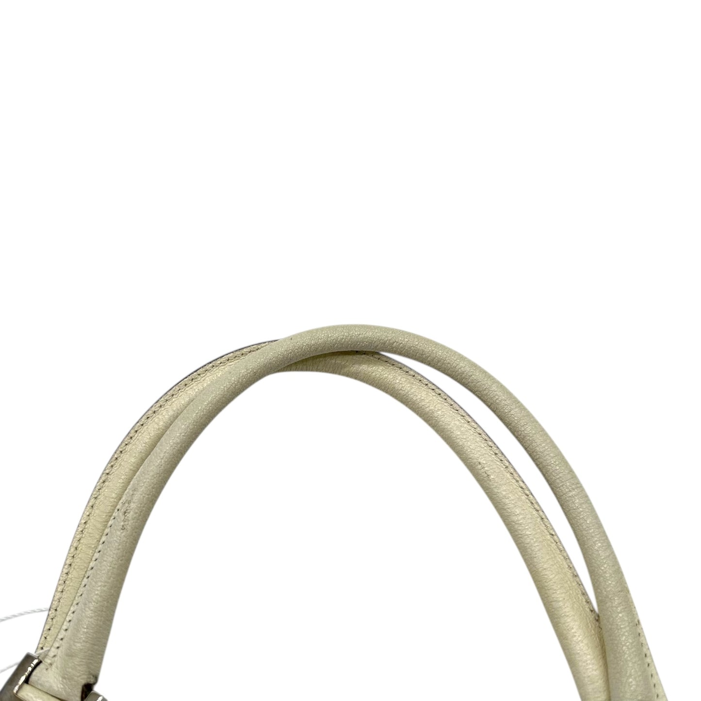 Gucci Beige Canvas & Ivory Leather Mini Jackie Bag