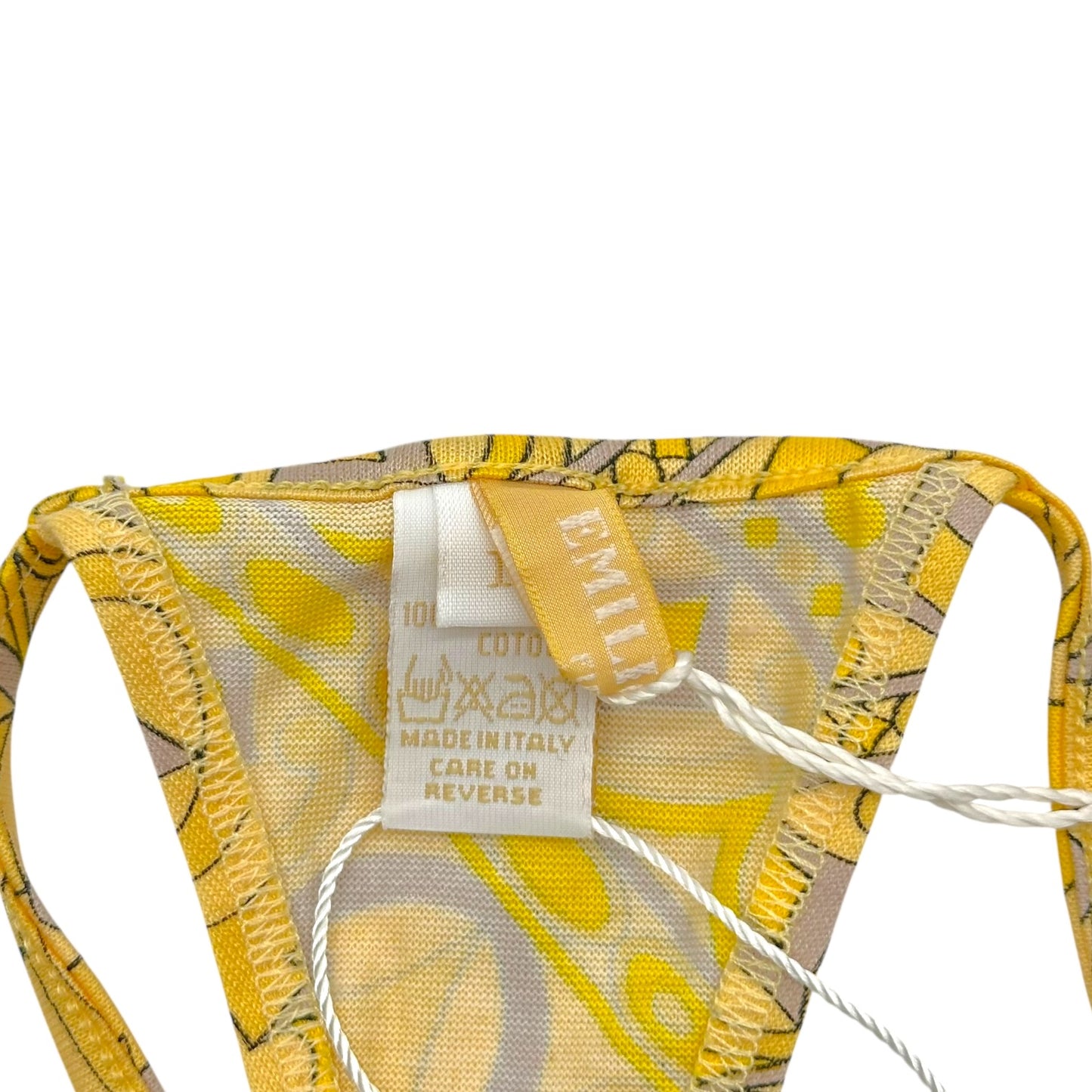 Emilio Pucci Yellow Thong