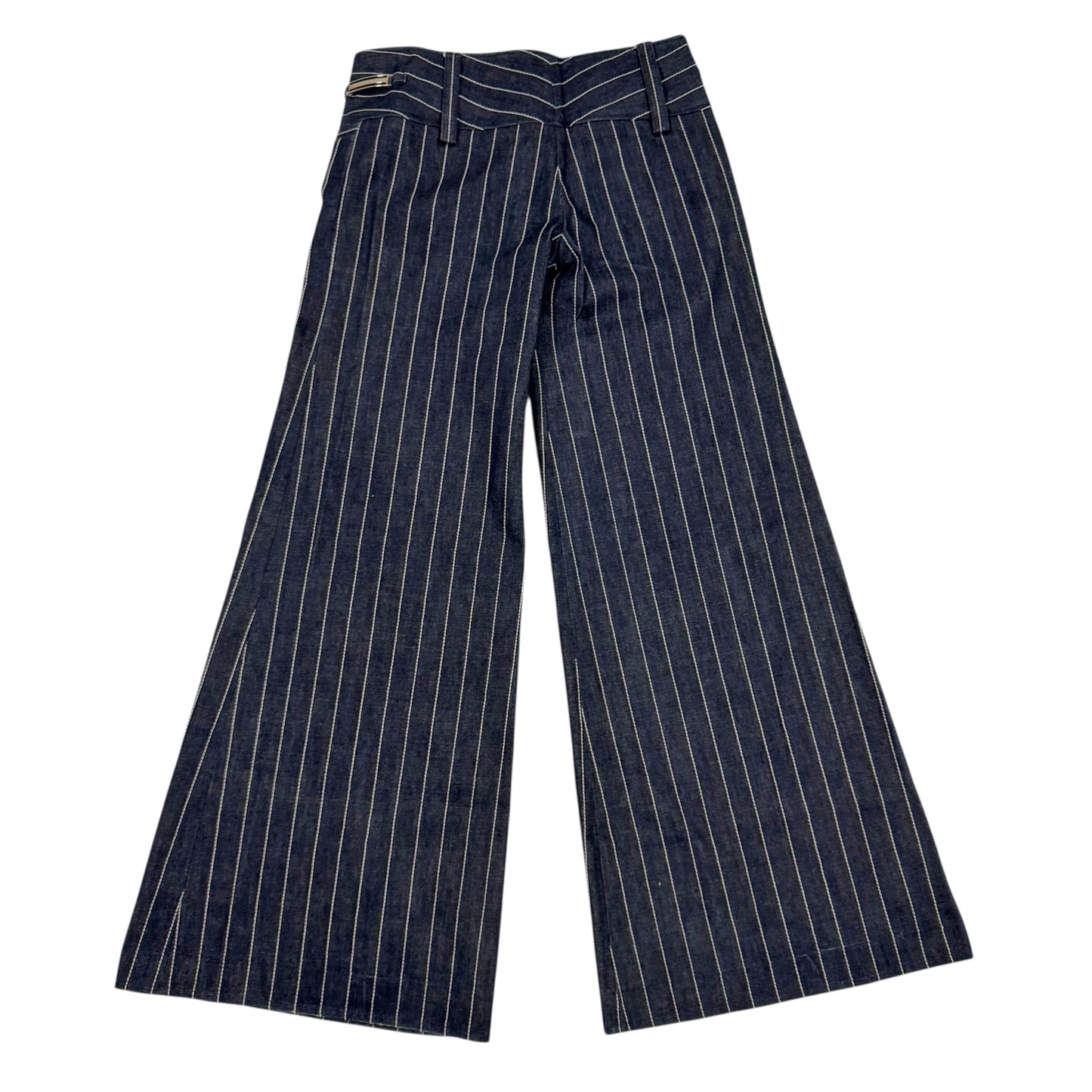 Dolce & Gabbana Ultra Wide Leg Pinstriped Jeans - Outfit Repeater