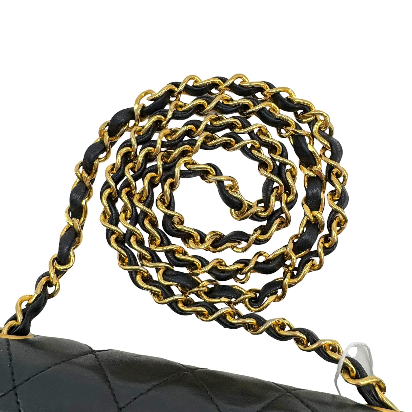 Chanel Black Matelasse Lambskin Small Crossbody Bag