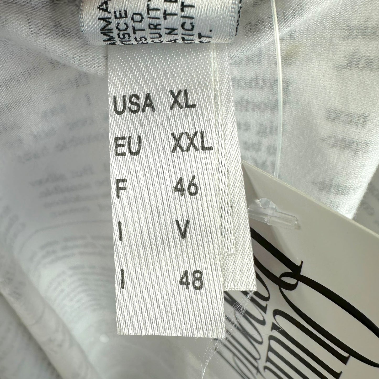John Galliano White & Black Gazette Newsprint T-Shirt