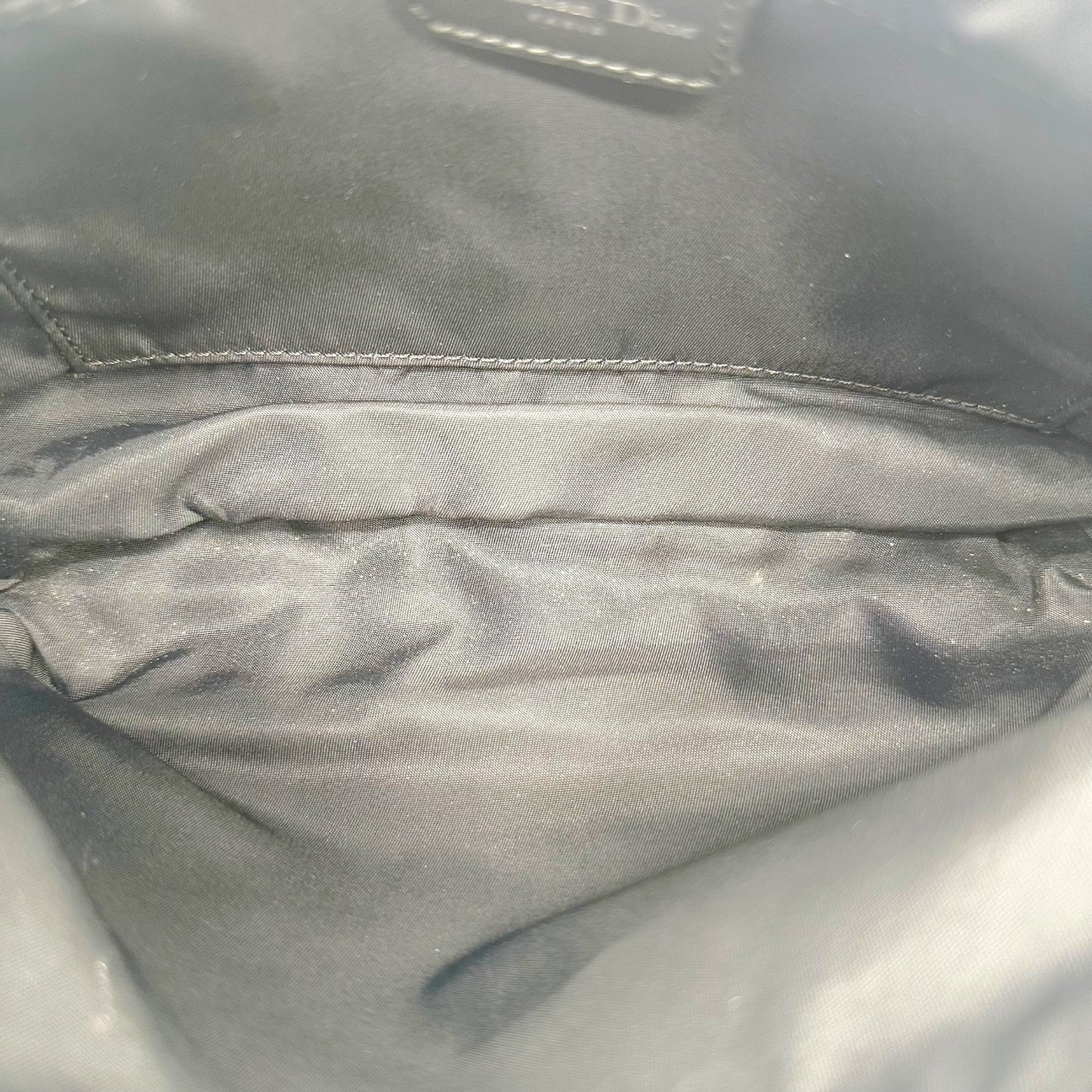 Christian Dior Shoulder Bag Black Trotter Monogram