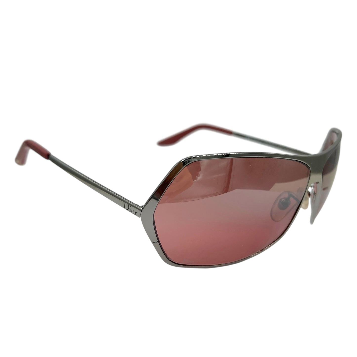 Christian Dior Secret2 Pink Star Embellished Aviator Sunglasses
