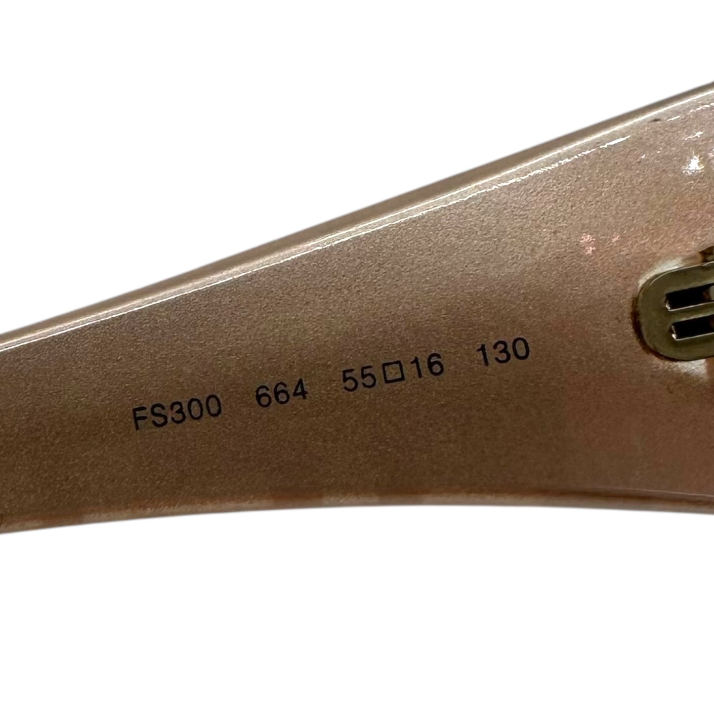 Fendi FS300 Pink Monogram Rectangle Sunglasses - Outfit Repeater