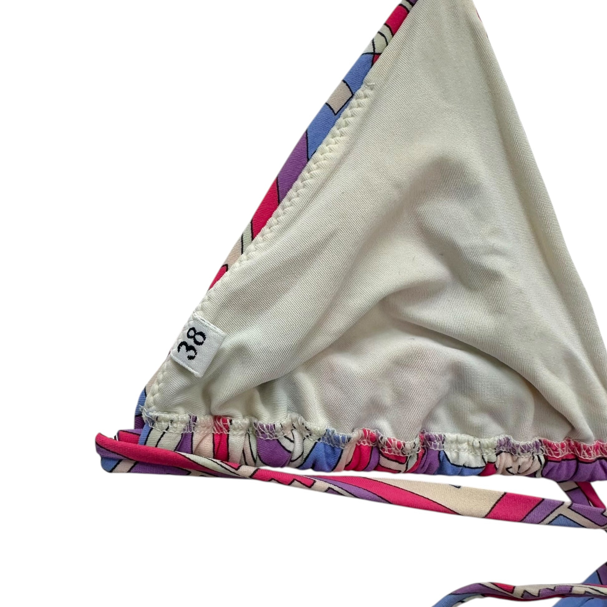 Emilio Pucci Purple Pink Printed Bikini