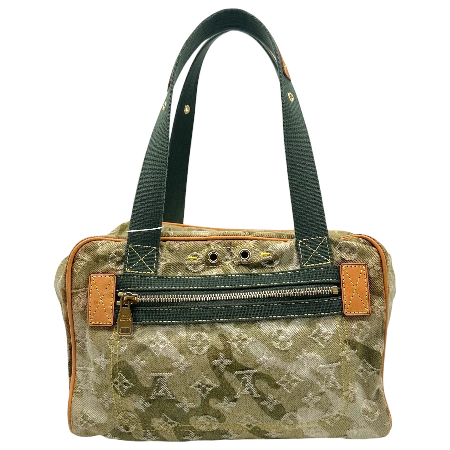 Louis Vuitton Denim Shoulder Bag Monogramouflage Camo