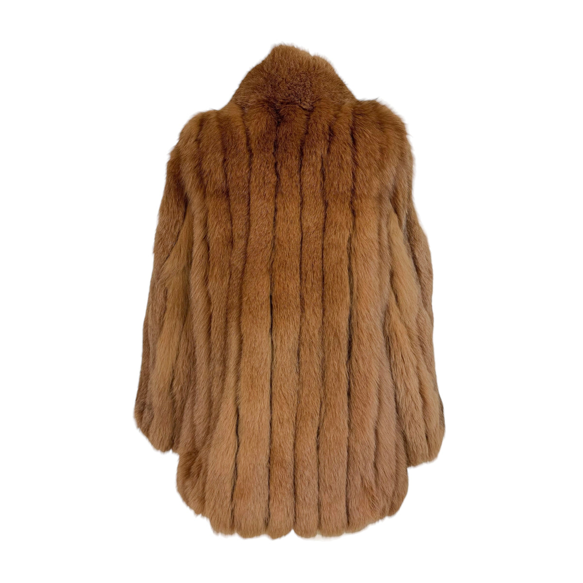 Moonbat Brown Fox Fur Coat