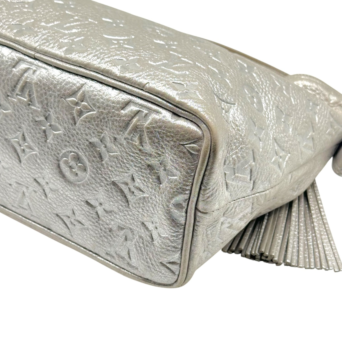 Louis Vuitton Silver Shimmer Monogram Hobo Bag