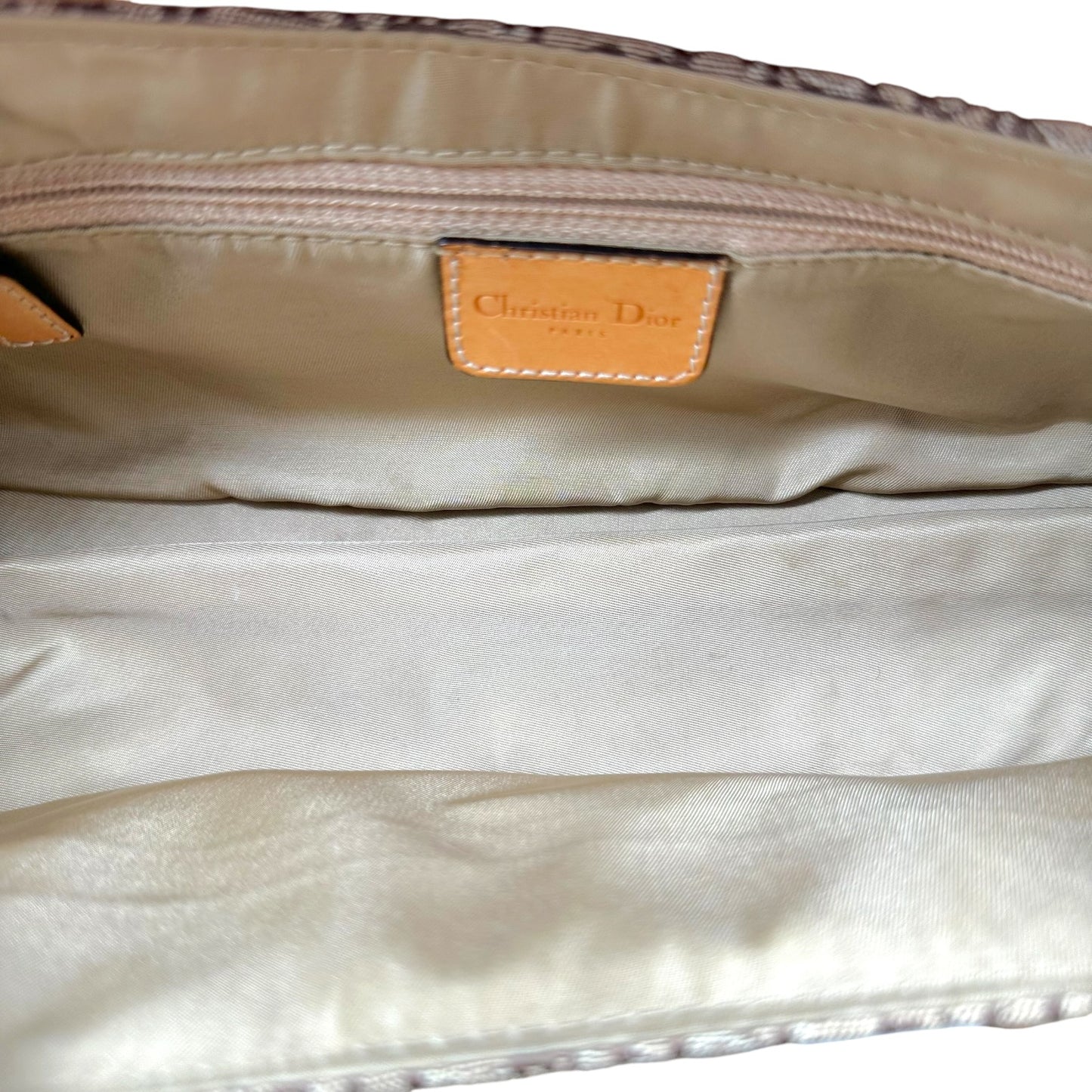 Christian Dior Tan Monogram Shoulder Bag