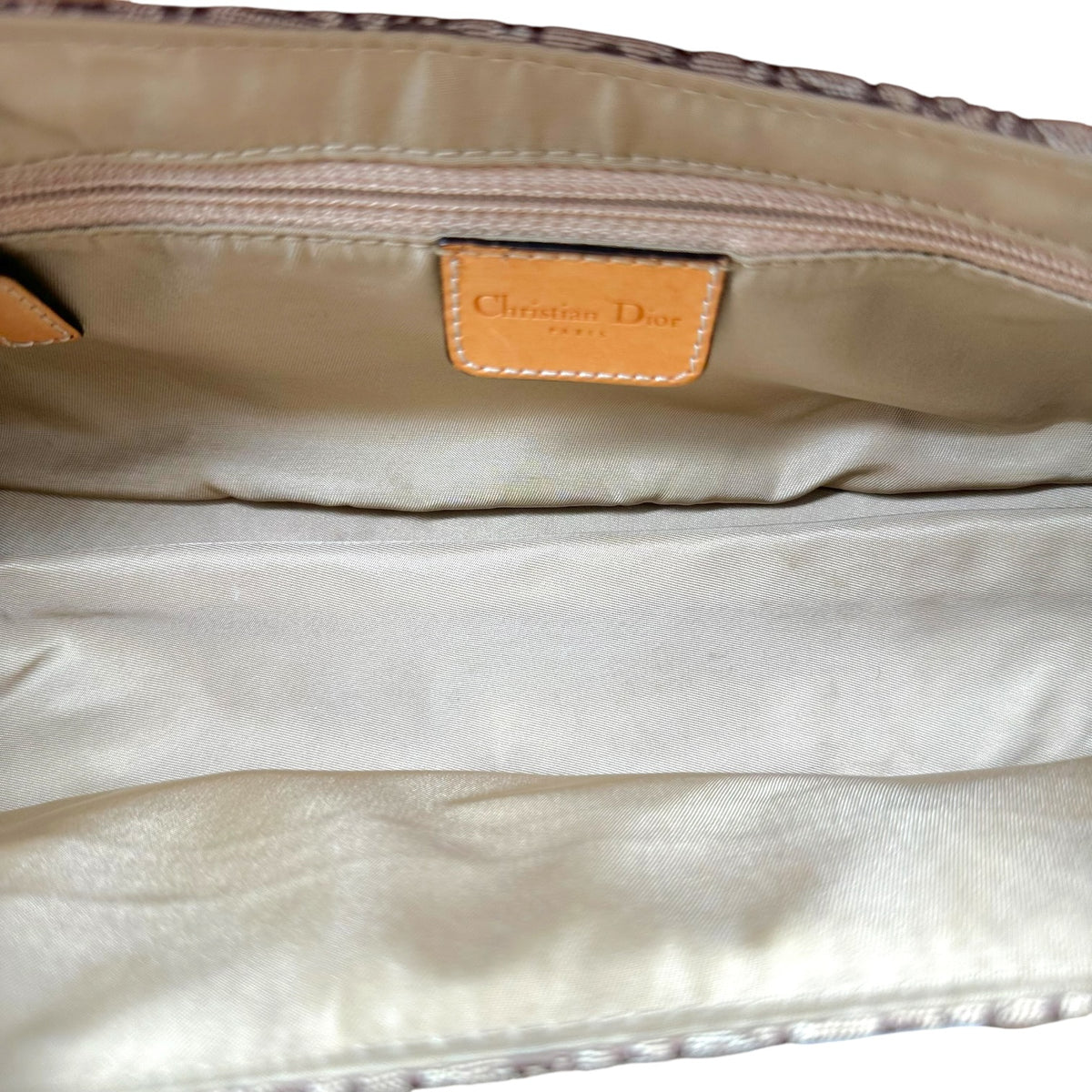 Christian Dior Tan Monogram Shoulder Bag