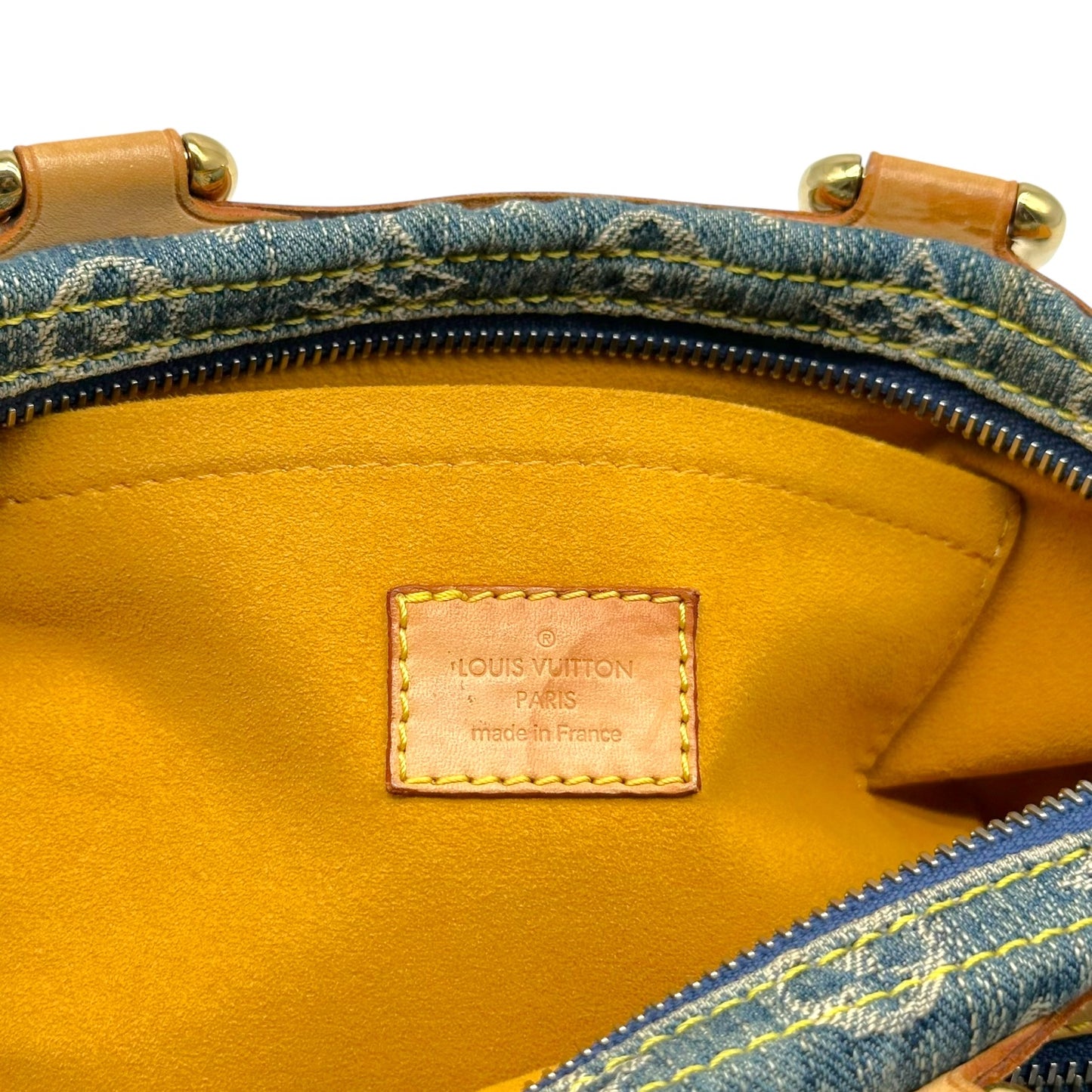 Louis Vuitton Blue Denim Neo Speedy Handbag