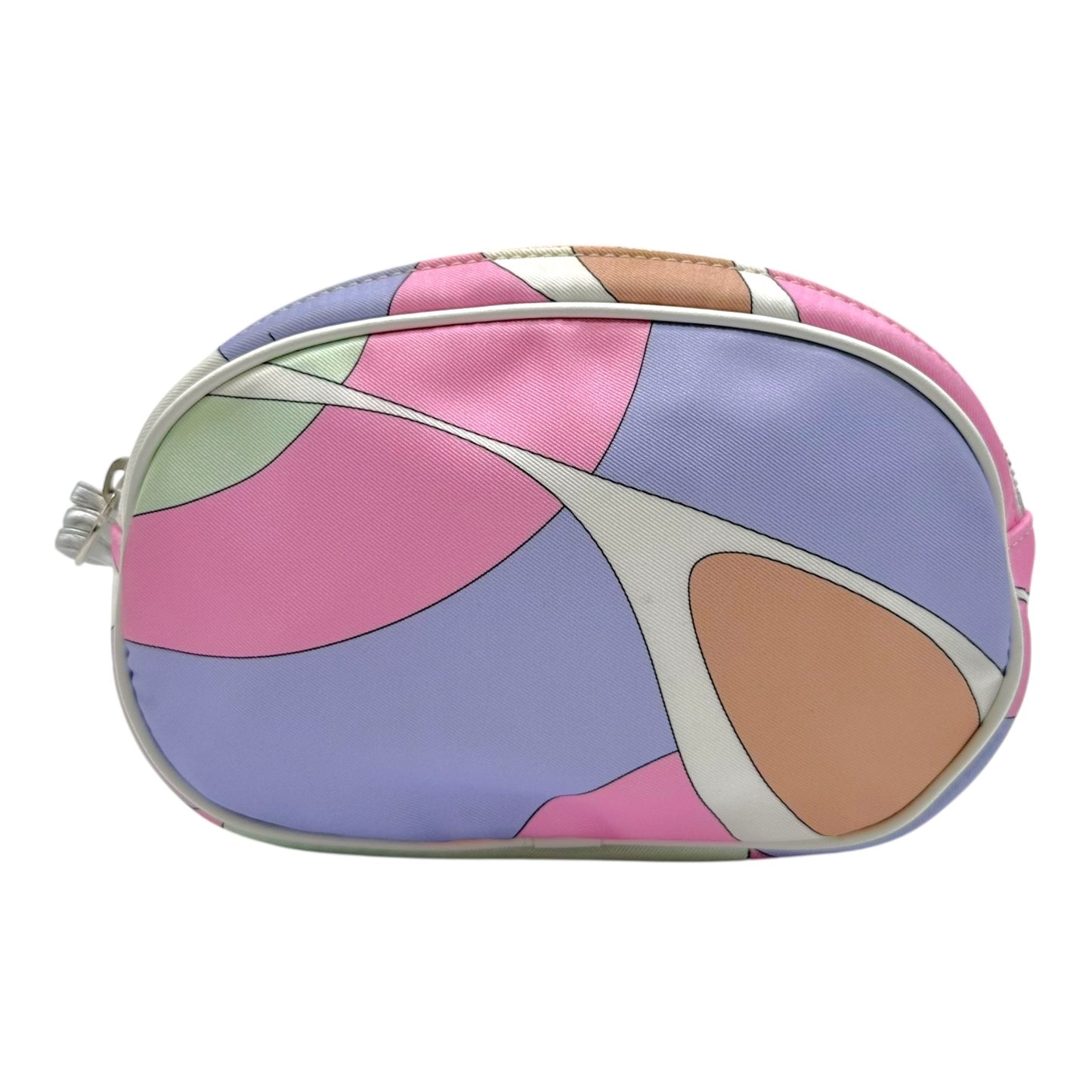 Emilio Pucci Pastel Patterned Silk Cosmetic Pouch