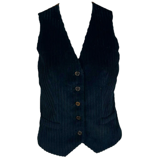 D&G Corduroy and Fall Leaves Vest