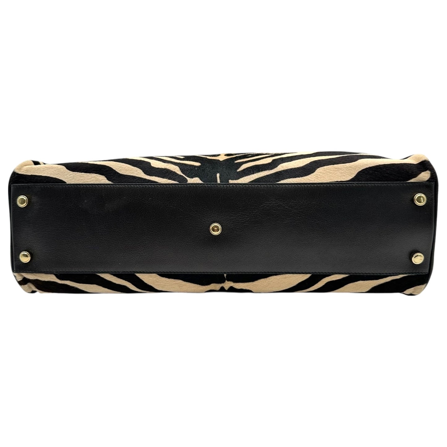 Cartier Zebra Print Ponyhair Marcello Shoulder Bag