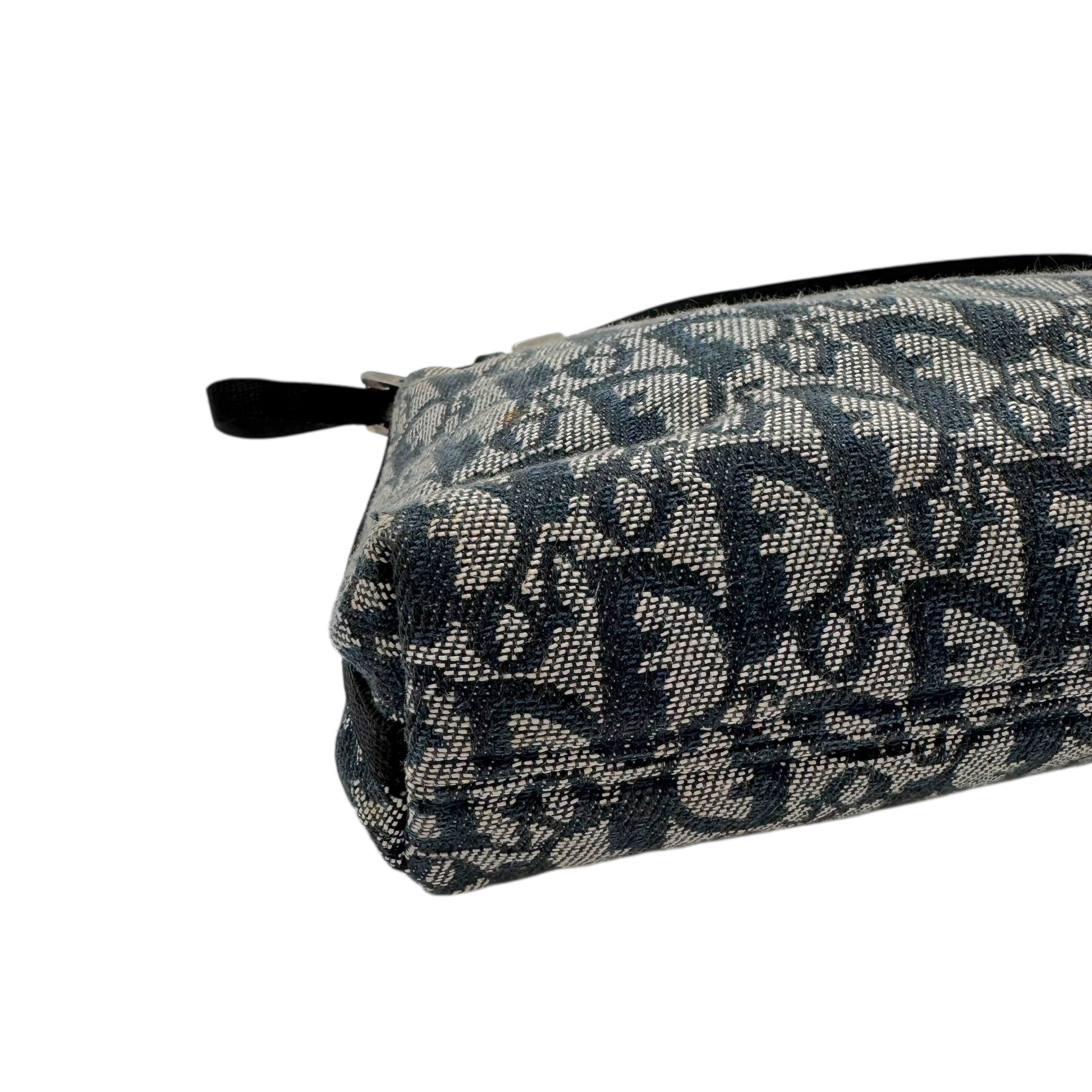 Christian Dior Navy Blue Trotter Monogram Shoulder Pochette Bag - Outfit Repeater