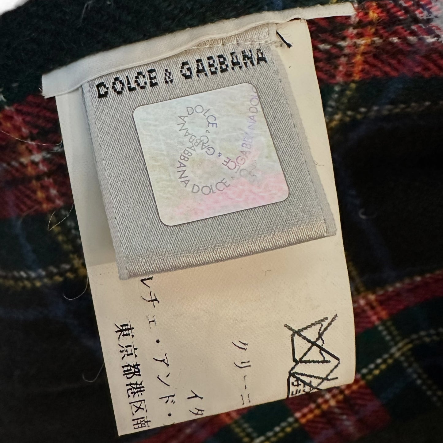 D&G Dolce & Gabbana Fur Trim Green Wool Coat