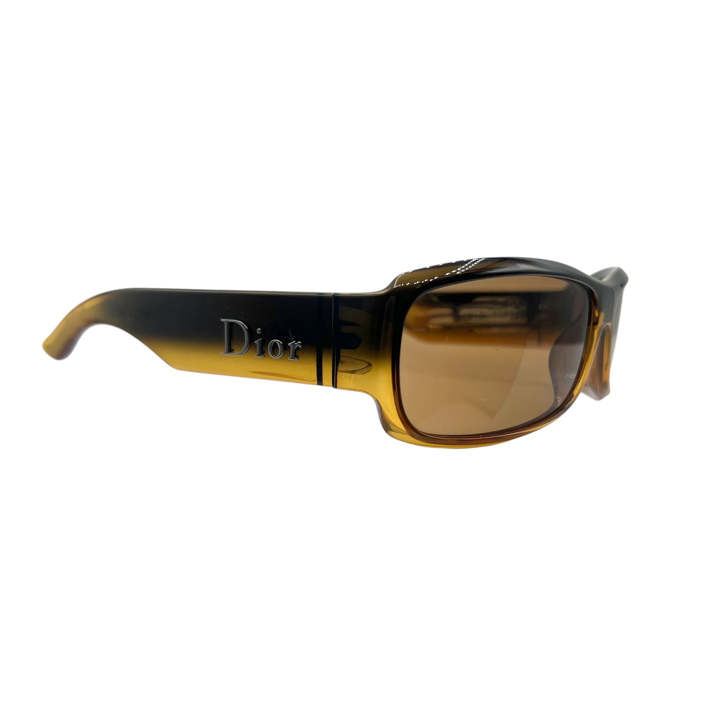 Christian Dior LatinaGirl4 Brown Gradient Rectangle Sunglasses