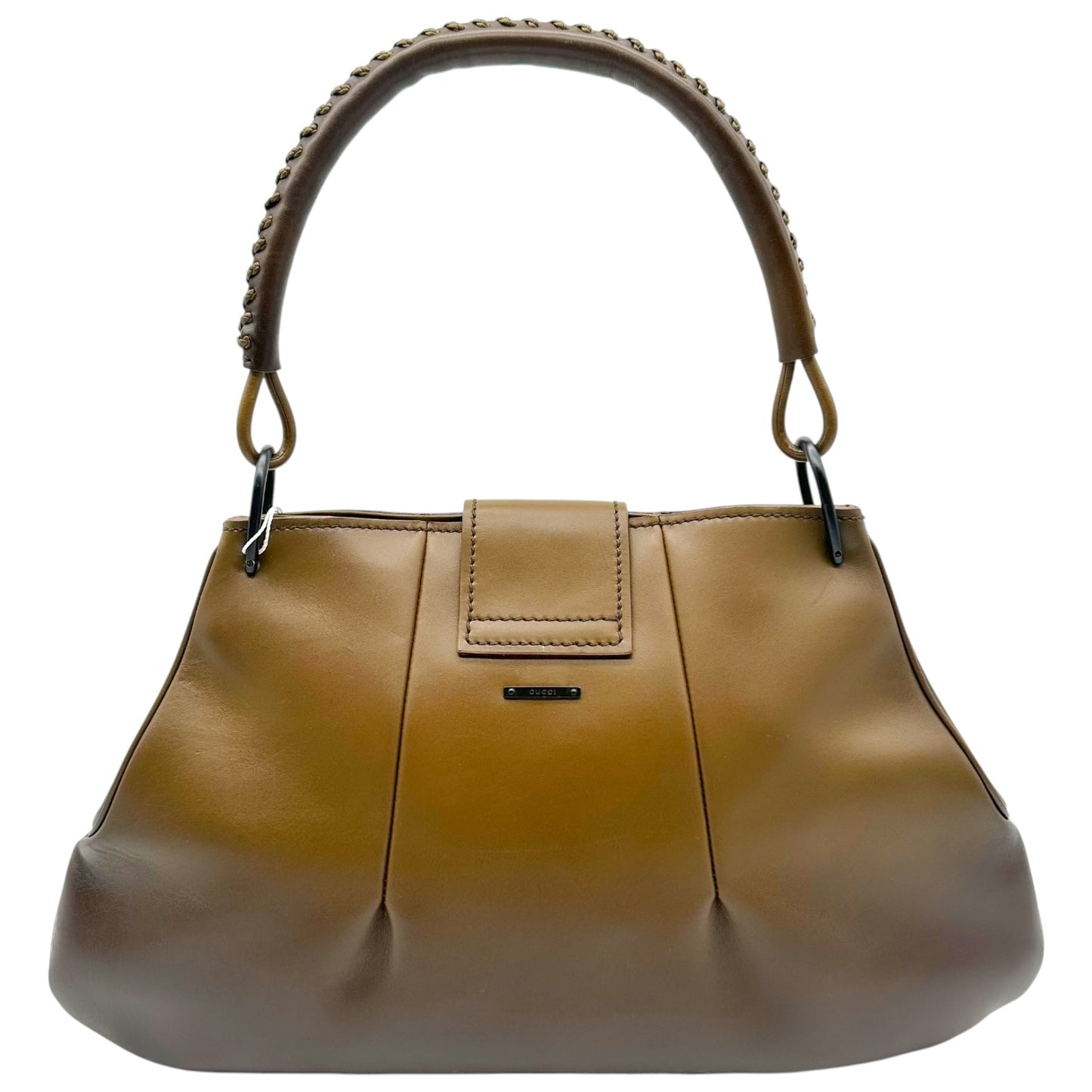 Gucci by Tom Ford Brown Ombré Leather Shoulder Bag