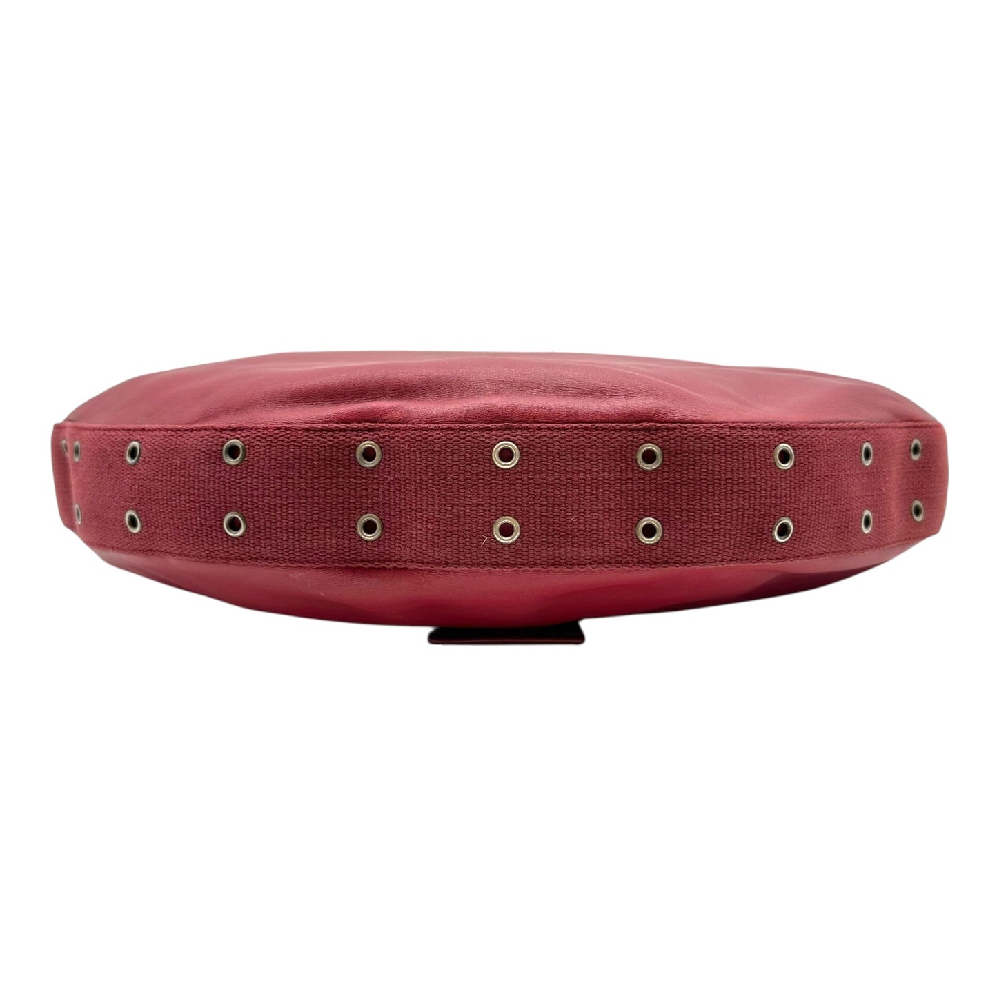 Christian Dior Burgundy Leather Street Chic Satchel Bag