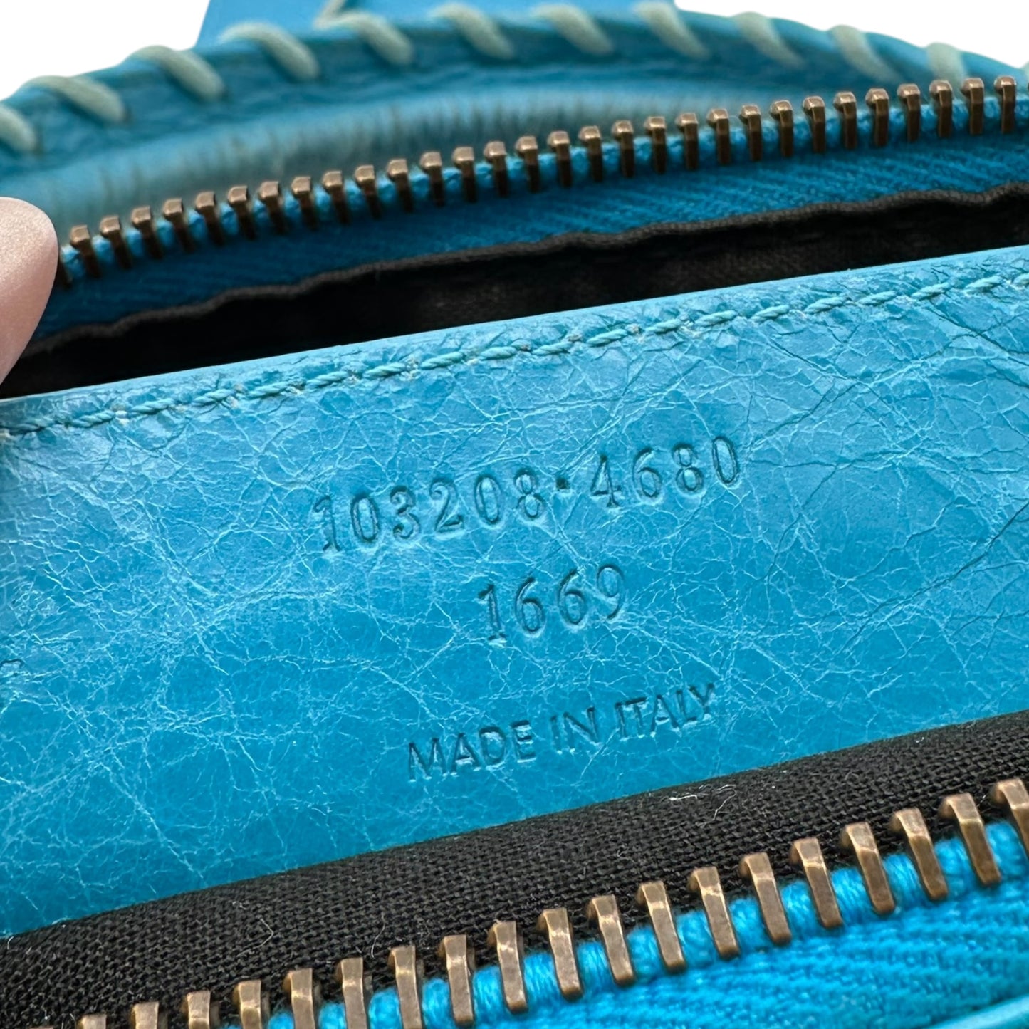 Balenciaga Bright Blue First City Bag - Outfit Repeater