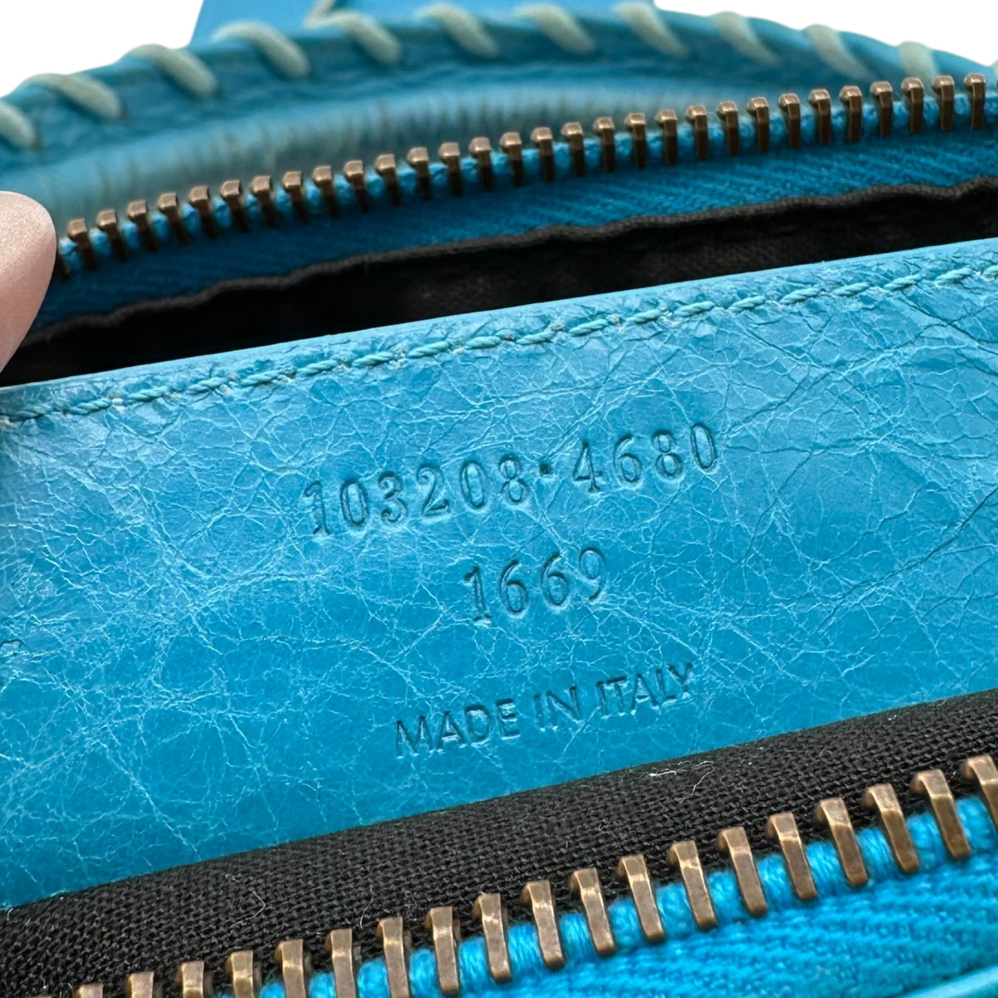 Balenciaga Bright Blue First City Bag - Outfit Repeater