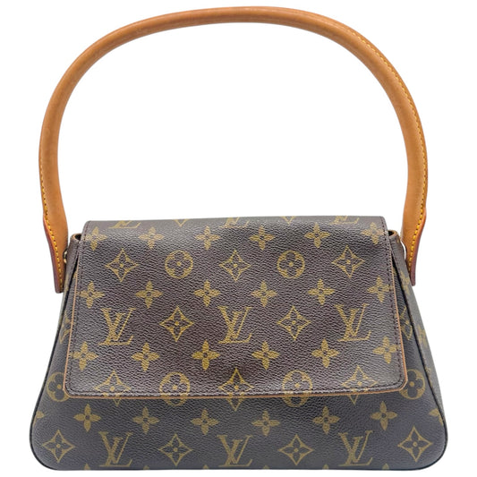 Louis Vuitton Mini Looping Shoulder Bag Brown Monogram
