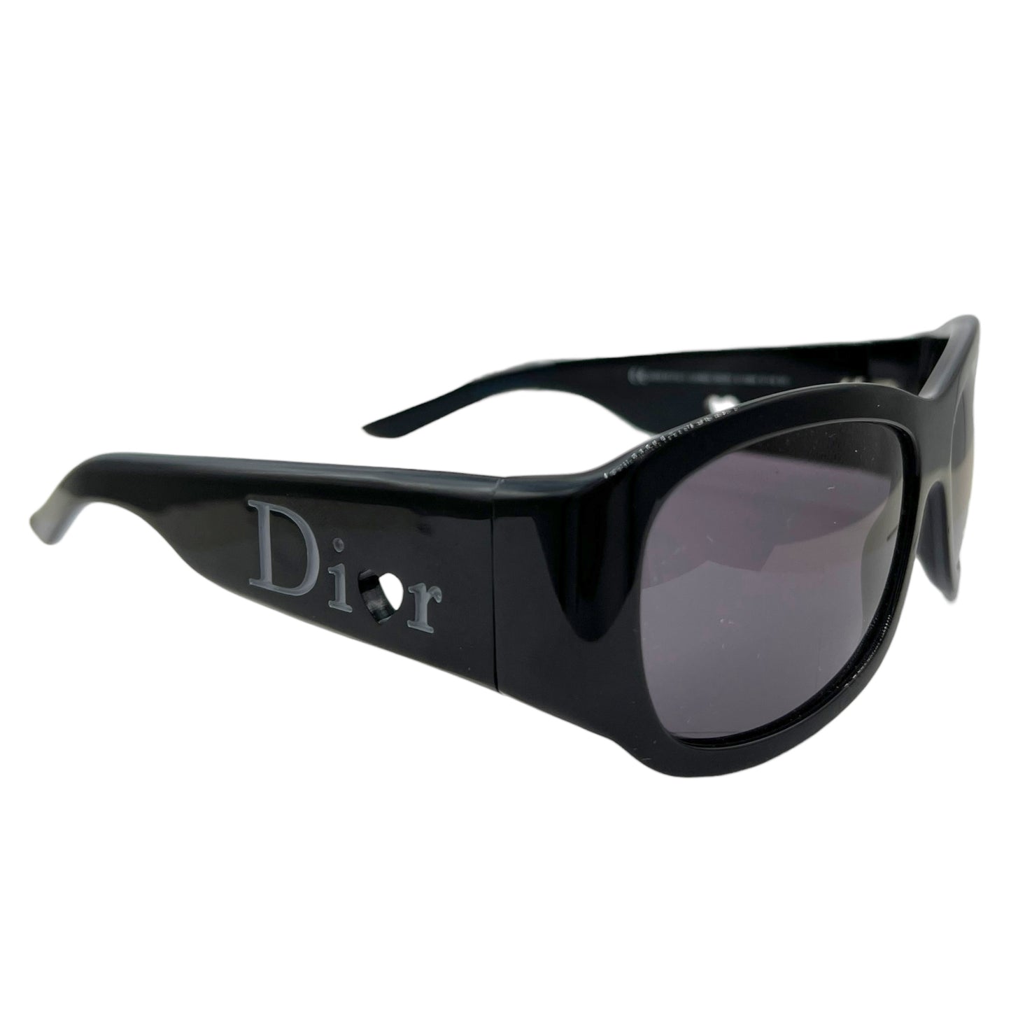 Christian Dior LovinglyDior2 Black Oversized Rectangle Suglasses