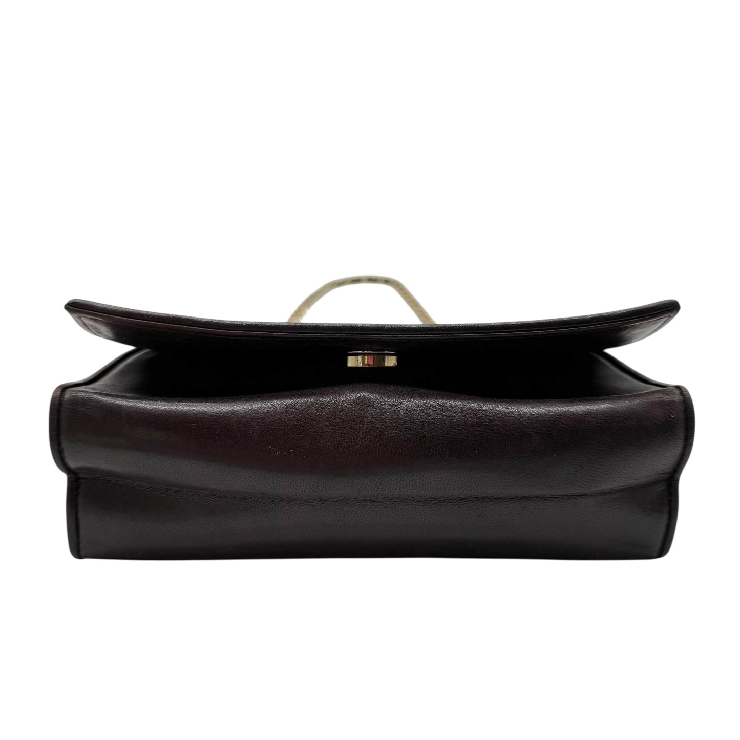 Chanel Chocolate Brown Lambskin Matelasse Quilted Crossbody Bag 1981-91 - Outfit Repeater