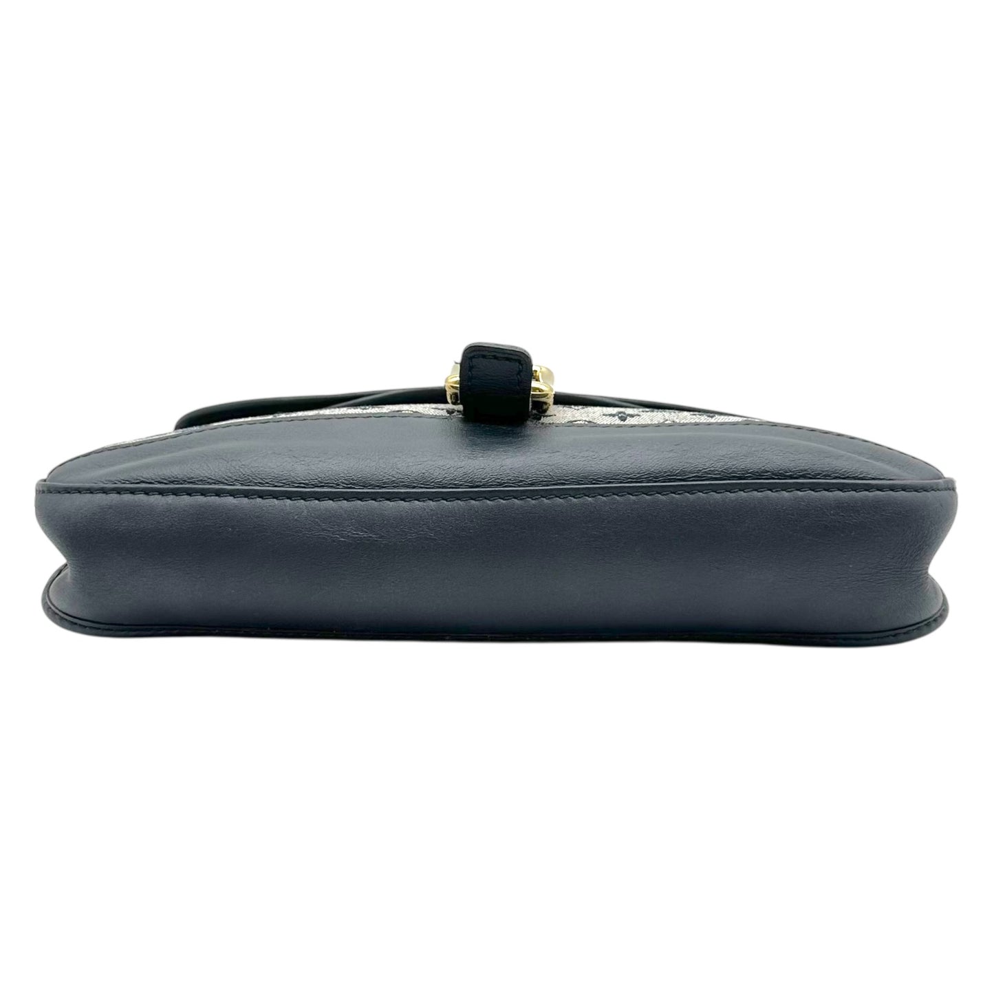 Louis Vuitton Mini Pochette Bag Navy Blue Monogram