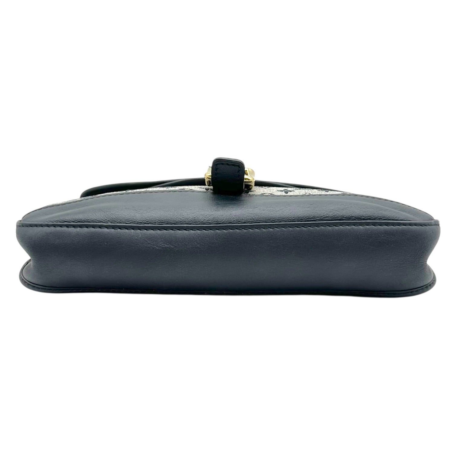 Louis Vuitton Mini Pochette Bag Navy Blue Monogram