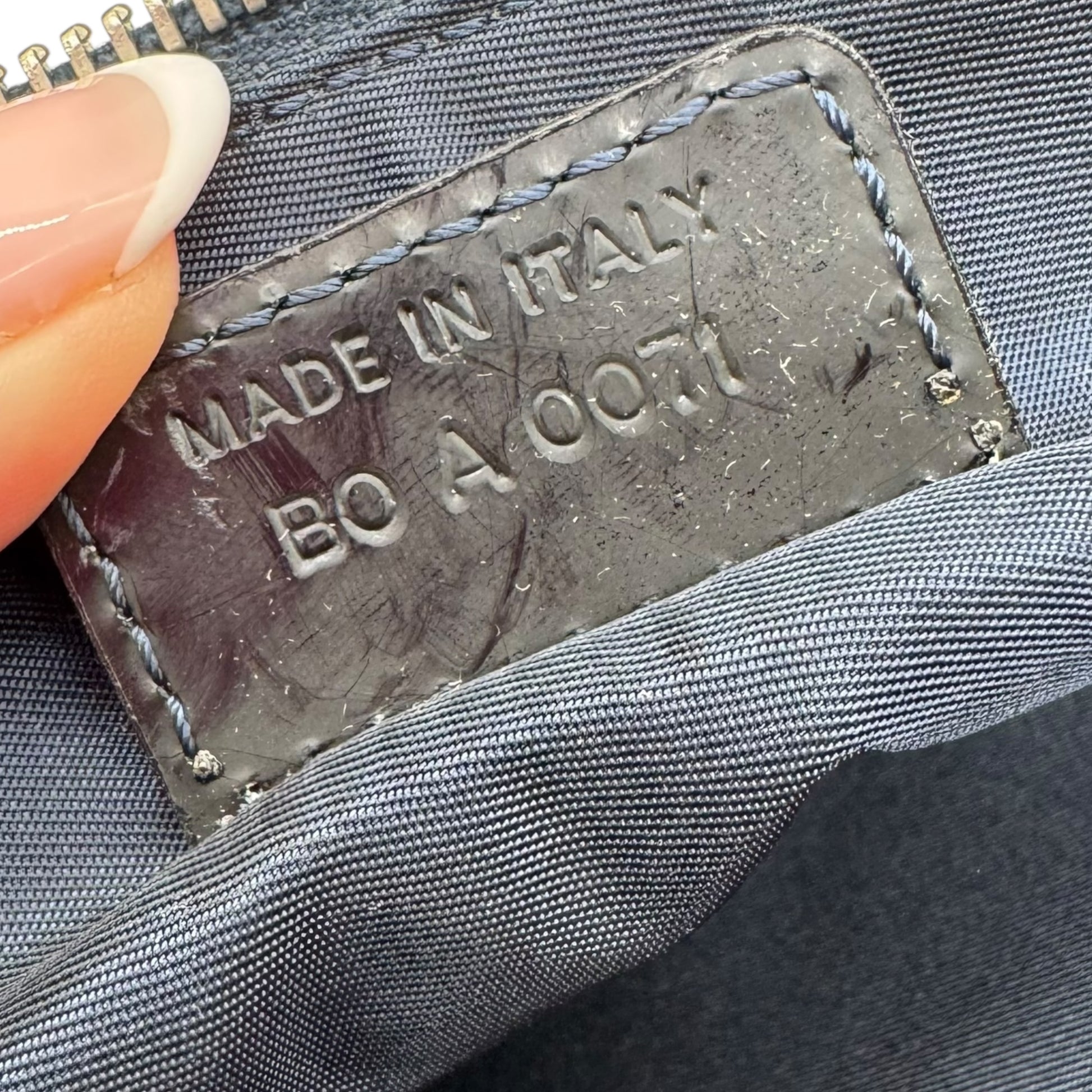 Christian Dior 'Miss Diorella' Denim Printed Mini Saddle Bag - Outfit Repeater