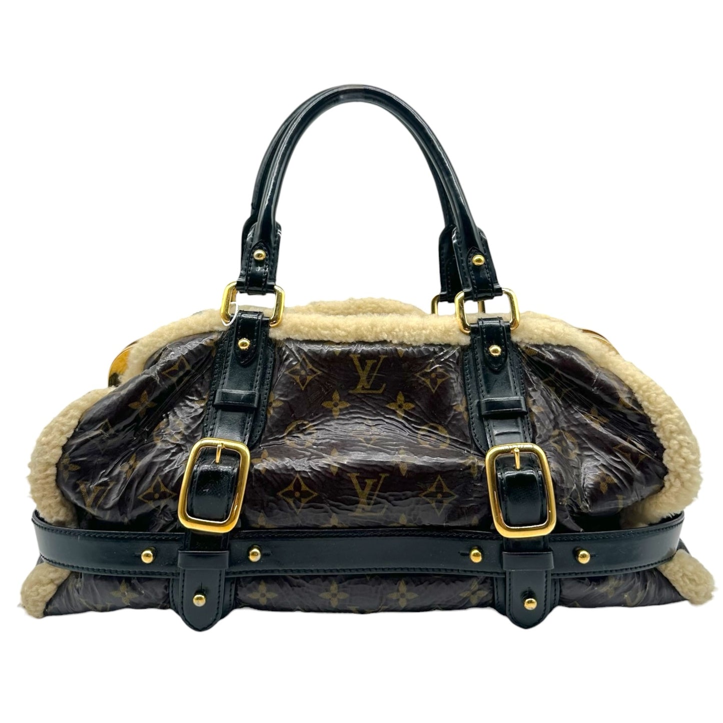 Louis Vuitton Shearling Monogram Storm Handbag
