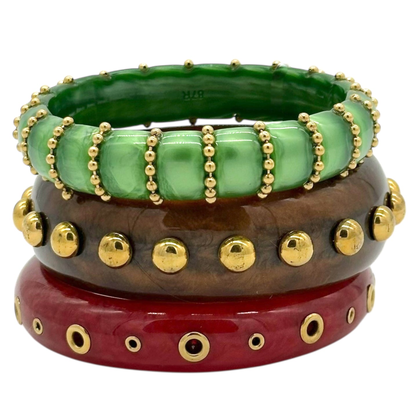 D&G Dolce & Gabbana Multicolor Bangle Bracelet Set - Outfit Repeater