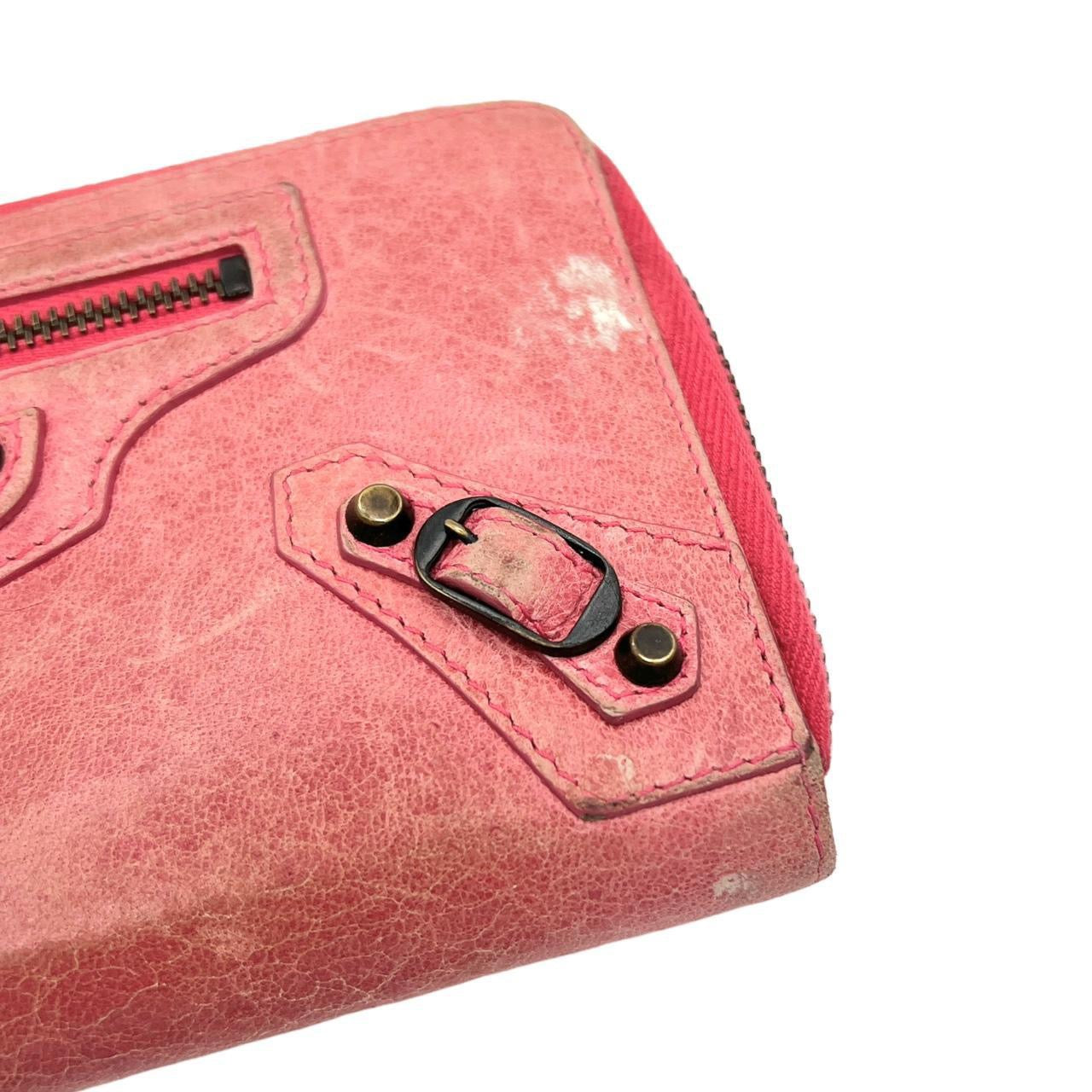 Balenciaga Pink City Wallet