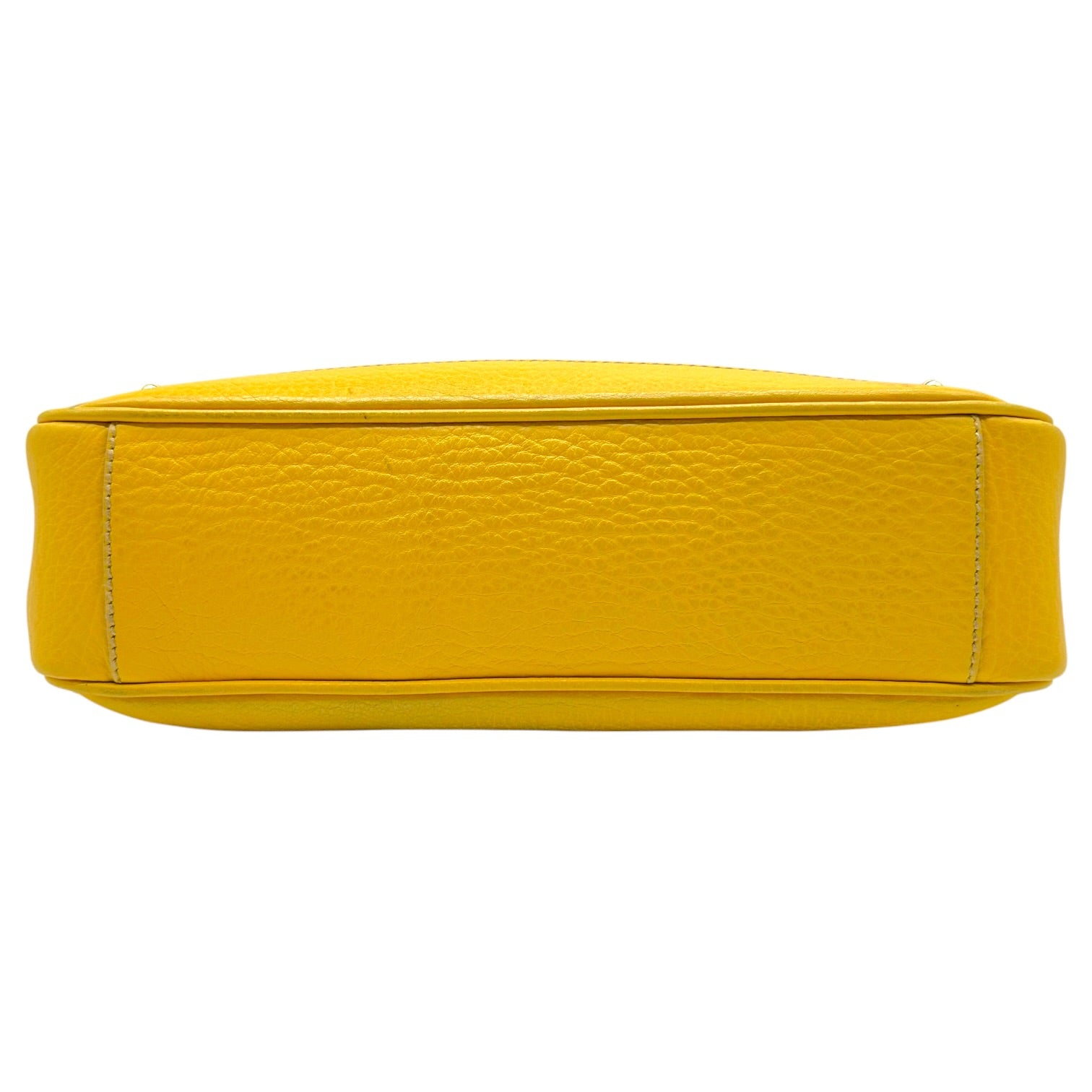 Dolce & Gabbana Yellow Gold Leather Shoulder Bag