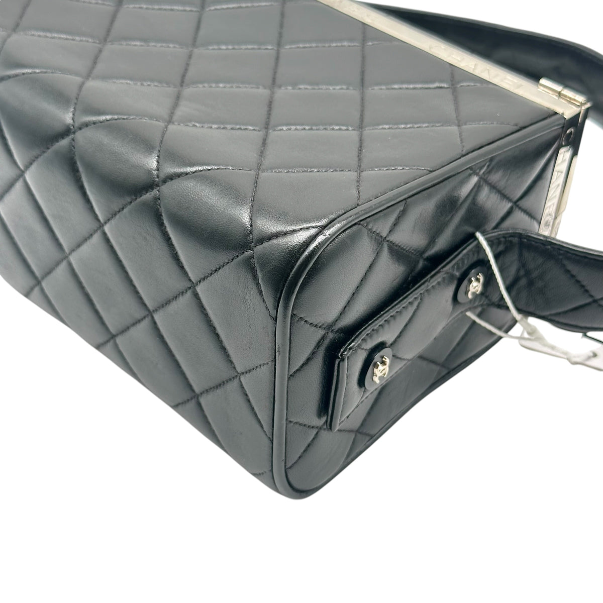 Chanel Black Quilted Lambskin Vanity Box Bag