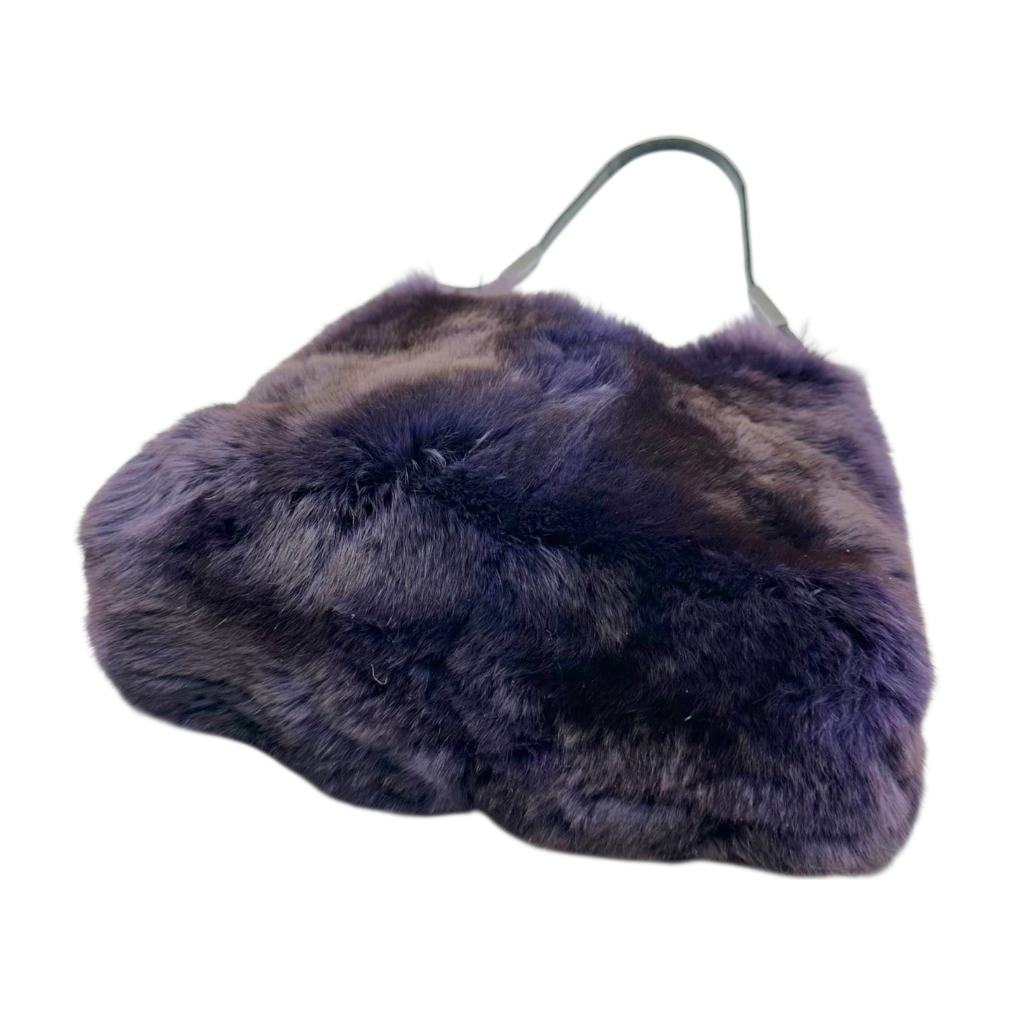 Gucci by Tom Ford Purple Rabbit Fur Mini Bag