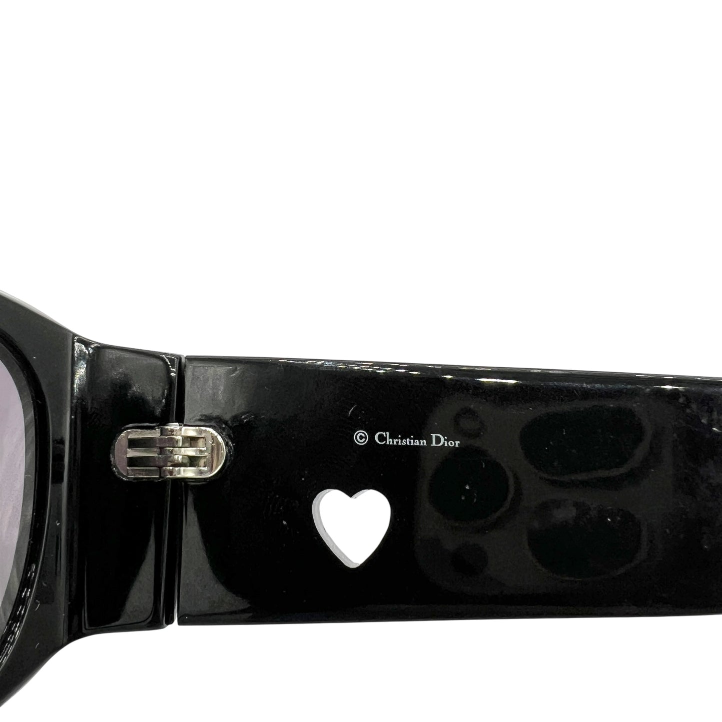 Christian Dior LovinglyDior2 Black Oversized Rectangle Suglasses