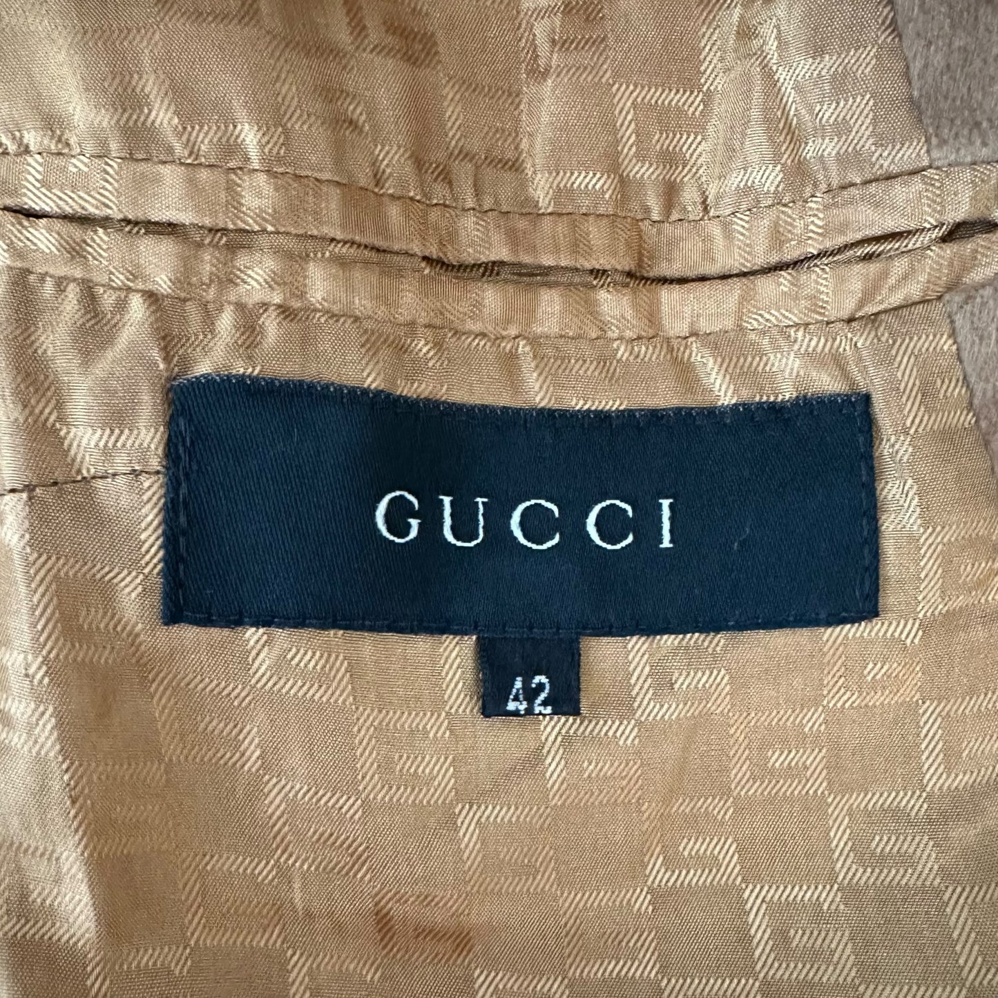 Gucci F/W 2000 Camel Belted Coat