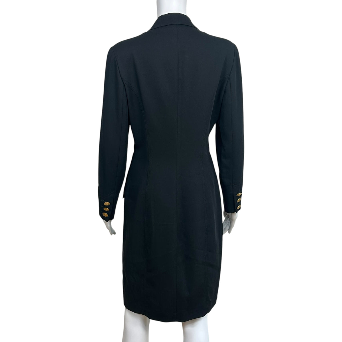 Gucci by Tom Ford F/W 1994 Black Wool Longline Blazer Jacket