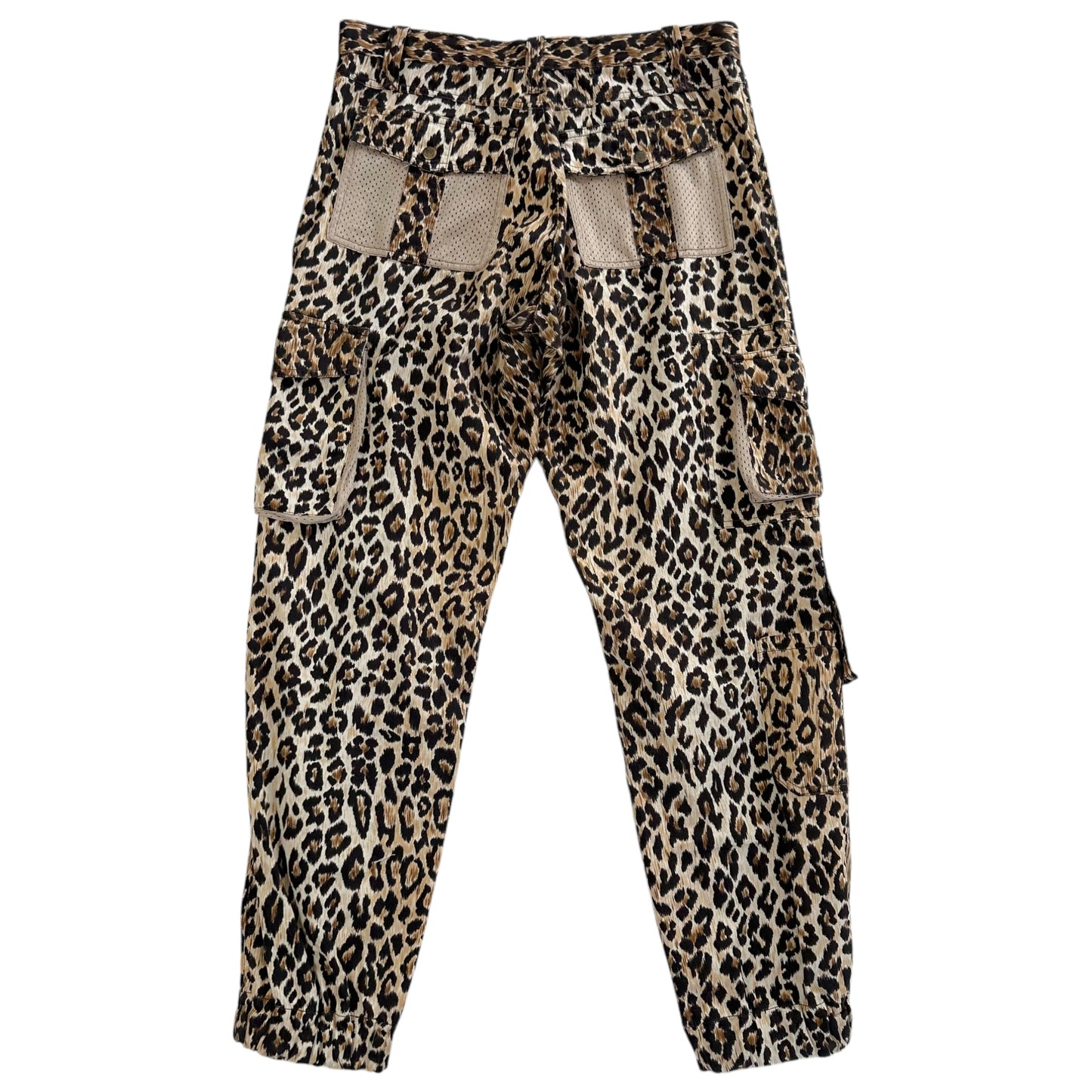 D&G Dolce & Gabbana Leopard Print Low Rise Cargo Pants - Outfit Repeater