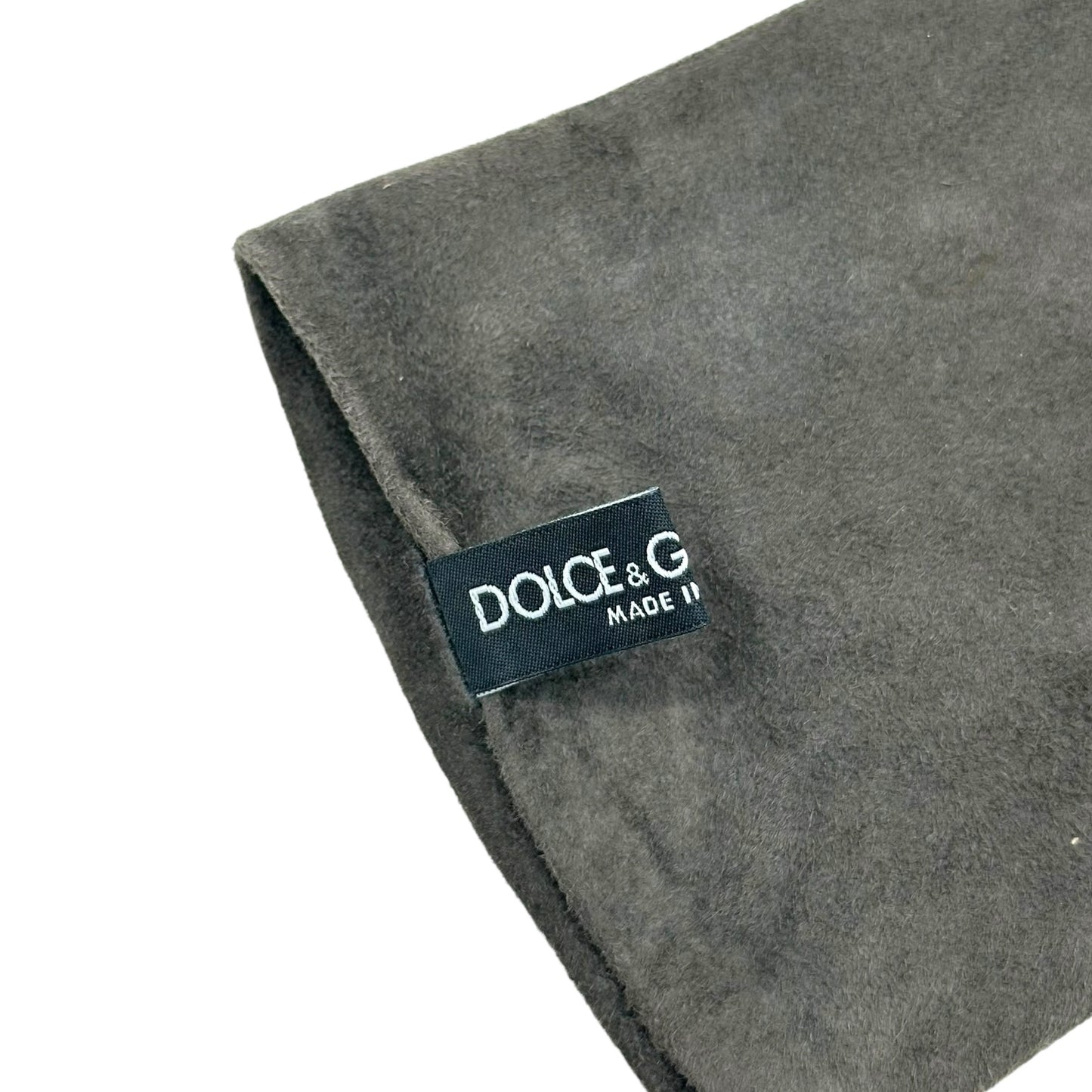 Dolce & Gabbana F/W 2005 Gray Suede Long Gloves
