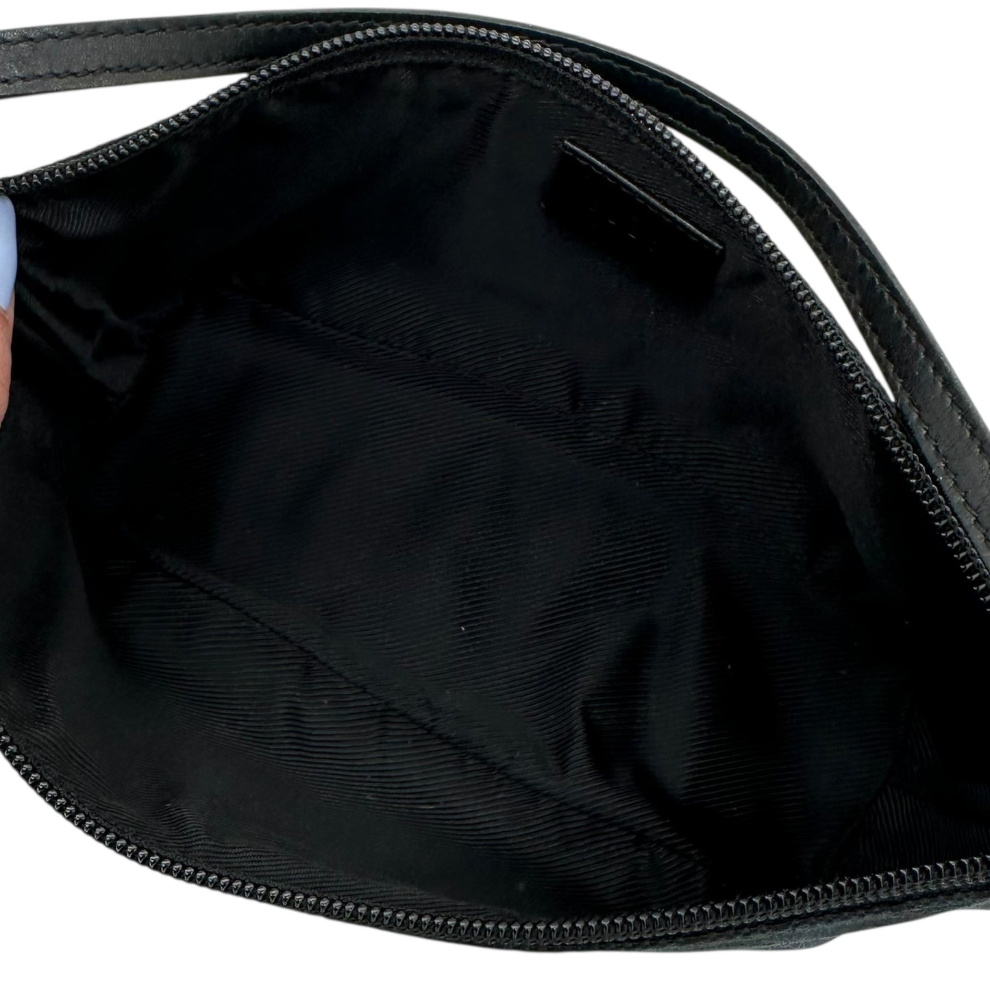 Gucci Black Monogram Canvas Boat Bag Pochette - Outfit Repeater