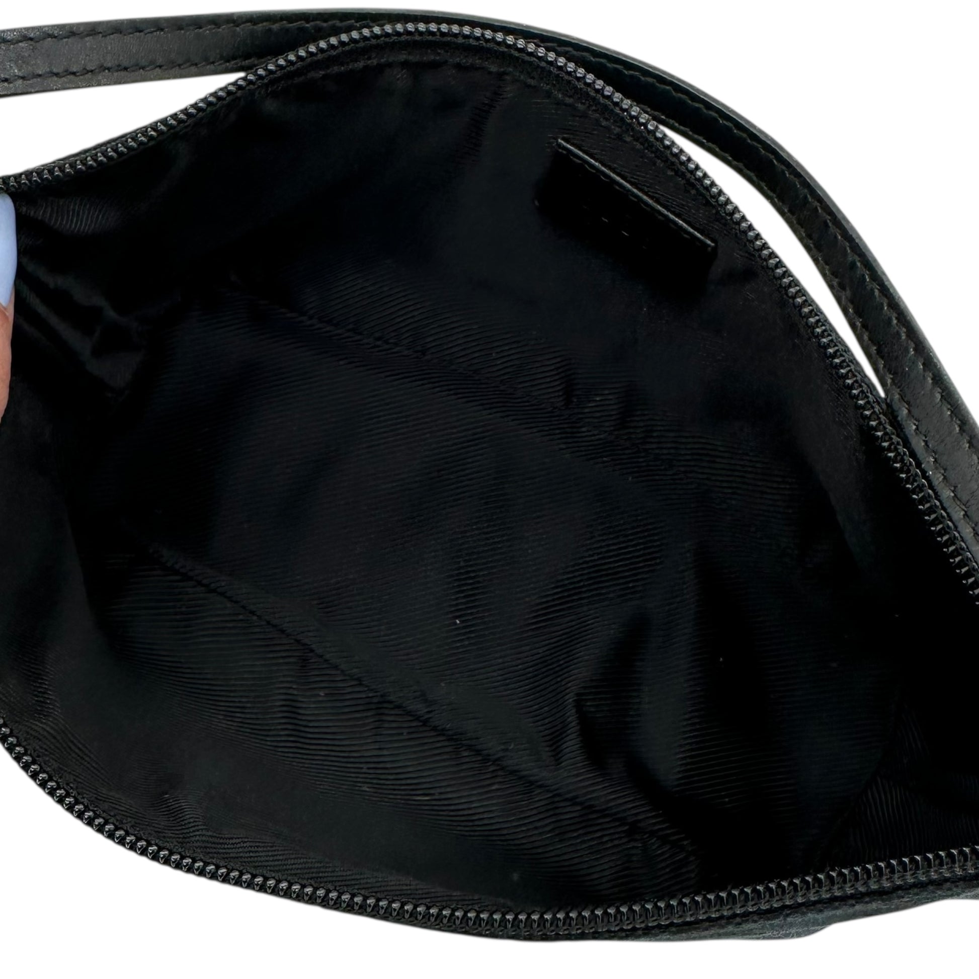 Gucci Black Monogram Canvas Boat Bag Pochette - Outfit Repeater