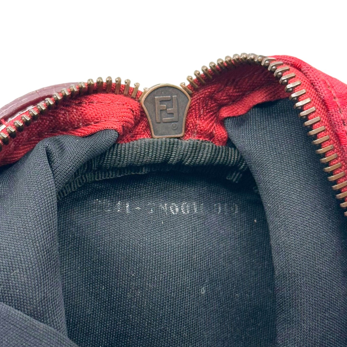 Fendi Mini Papillon Bag Red Zucchino Monogram