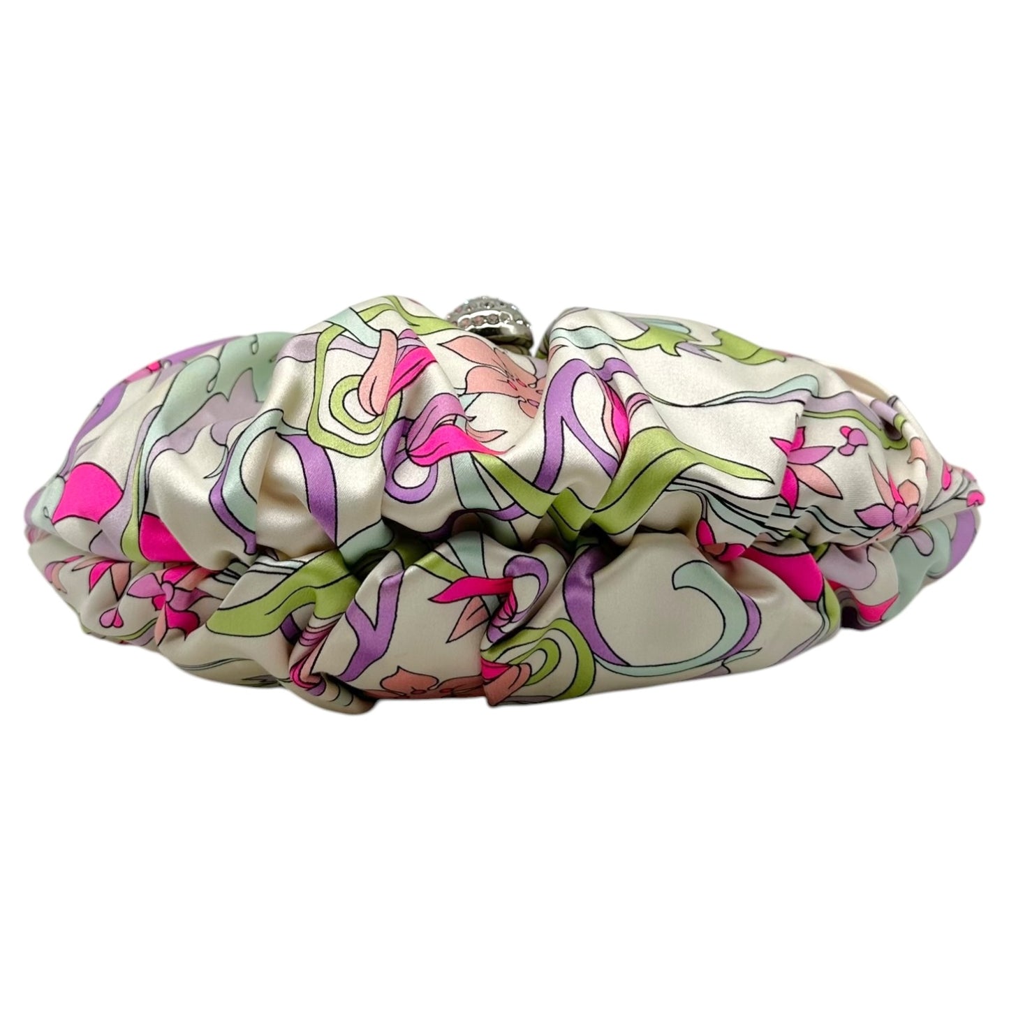 Emilio Pucci Floral Print Silk Mini Bag