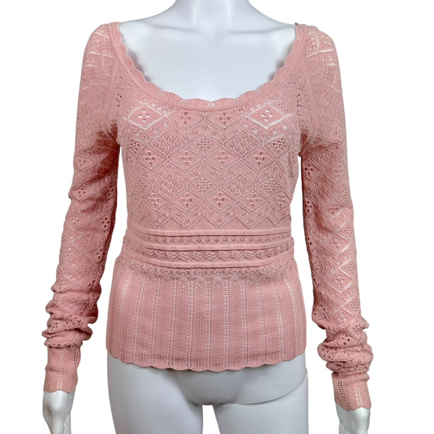 Dior Spring 2009 Pink Knit Sweater Top