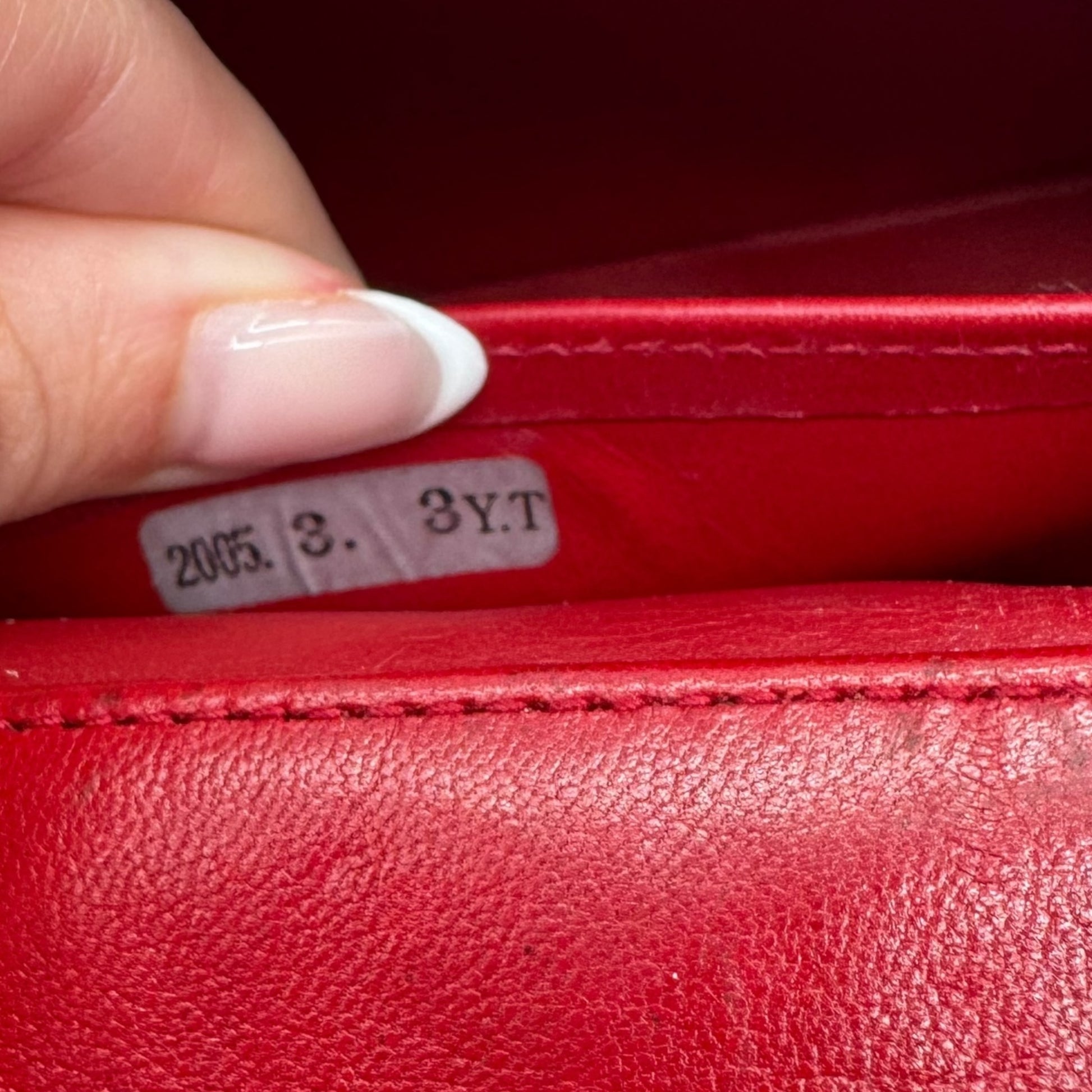 Chanel 90's Red Leather & Gold Hardware Mini Crossbody Flap Bag - Outfit Repeater