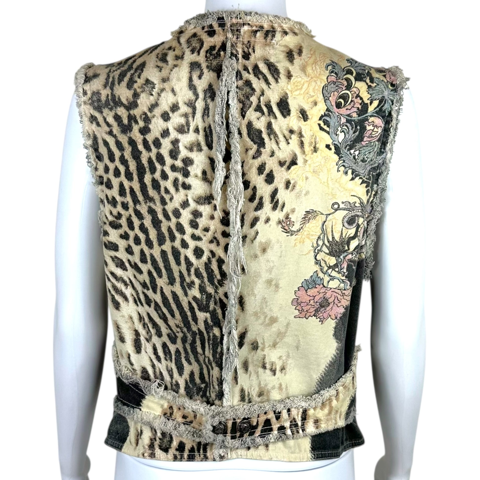 Roberto Cavalli 90's Leopard & Floral Print Vest Top - Outfit Repeater