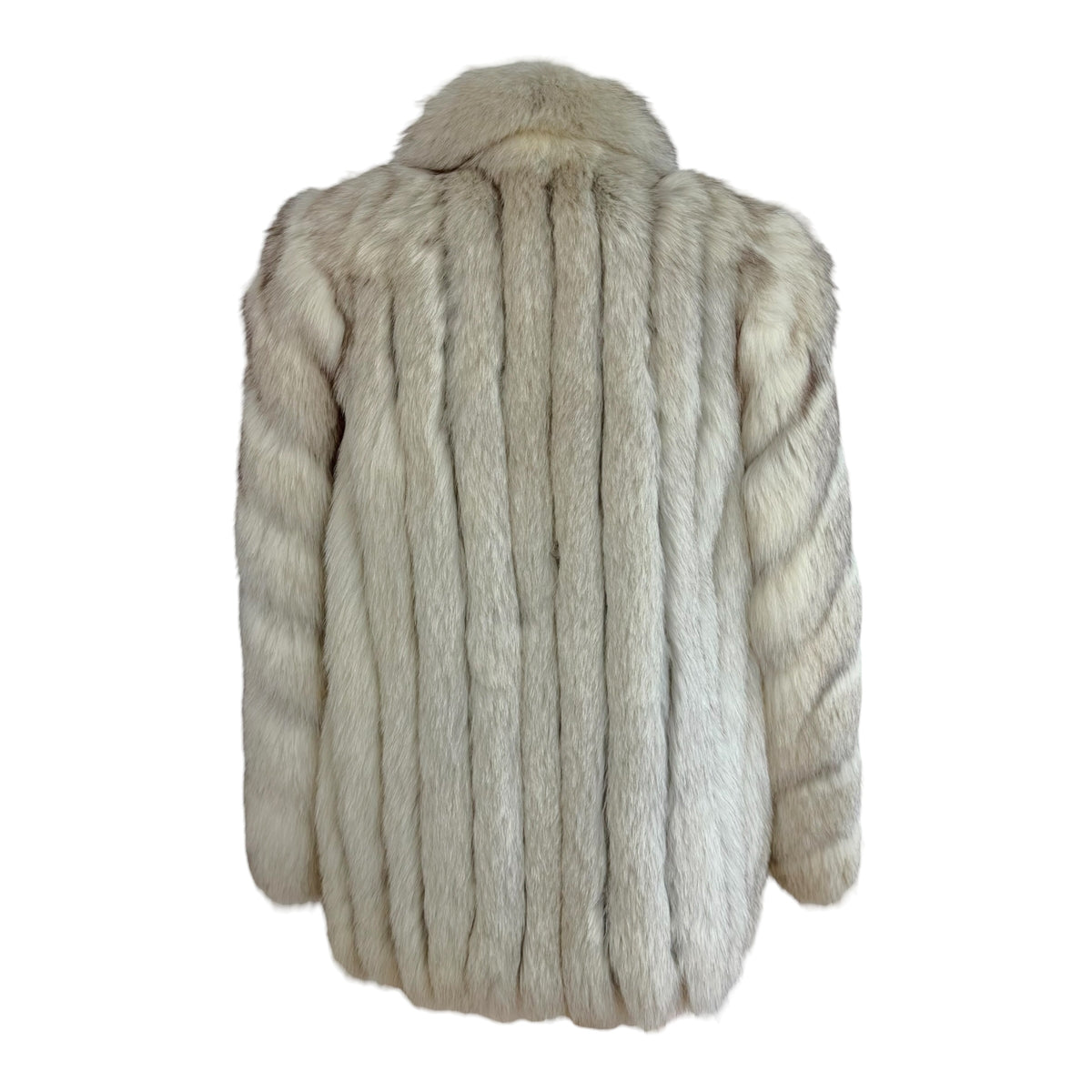 Saga Fox Ivory Fox Fur Coat